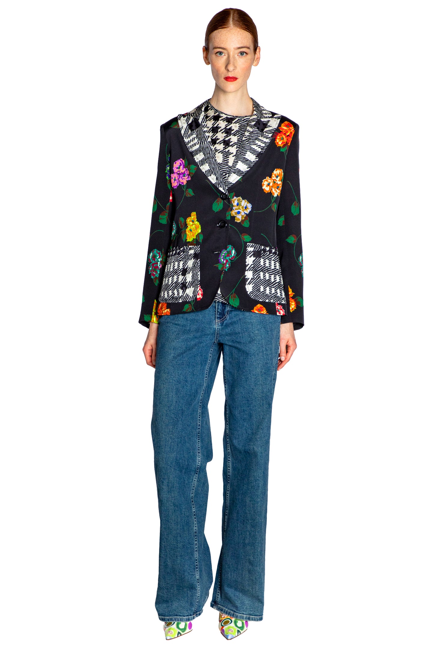 'ANTIQUE PRIMROSE' PATCH POCKET JACKET - - Libertine