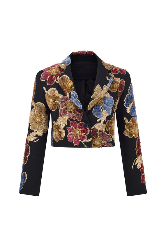 'FLEUR D'OR' EMBELLISHED MARGARET JACKET - - Libertine - Main image