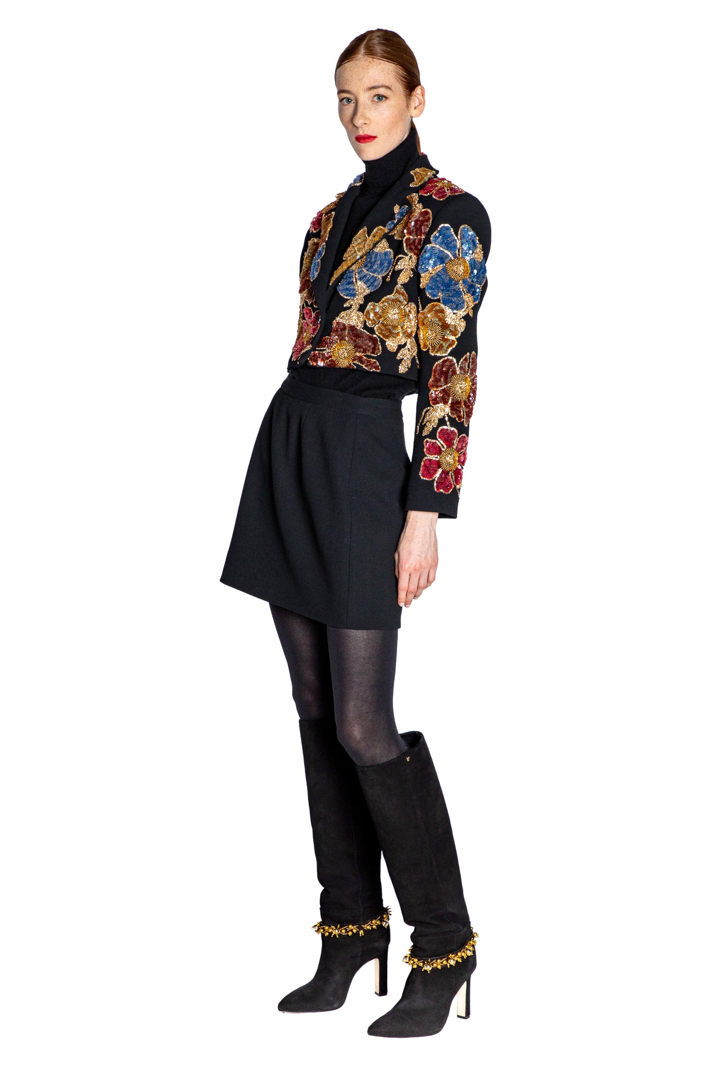 'FLEUR D'OR' EMBELLISHED MARGARET JACKET - - Libertine