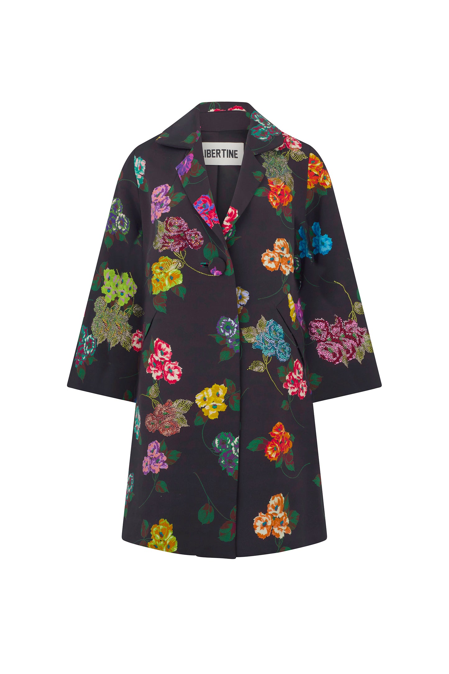 'ANTIQUE PRIMROSE' NOTCHED LAPEL COAT - - Libertine