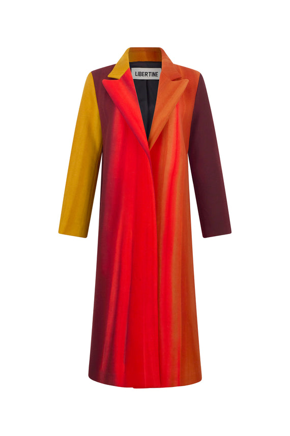 'CALIFORNIA SUNSET' MIDI COAT - - Libertine - Main image