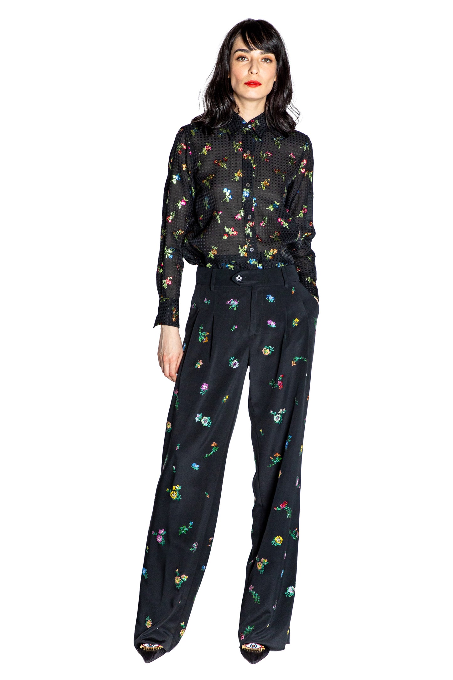 'JOY AND MIRTH' BAGGY TROUSER - - Libertine