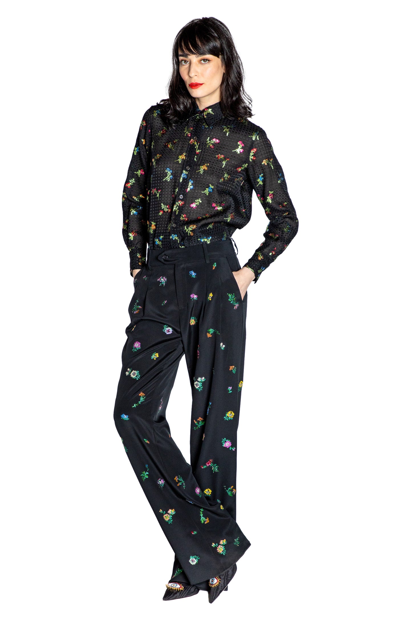 'JOY AND MIRTH' BAGGY TROUSER - - Libertine