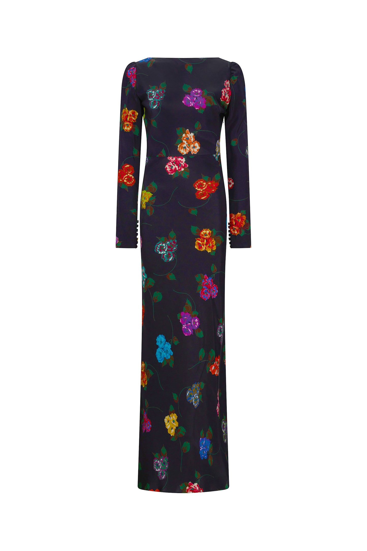 'ANTIQUE PRIMROSE' BELTED LOOK BACK GOWN - - Libertine
