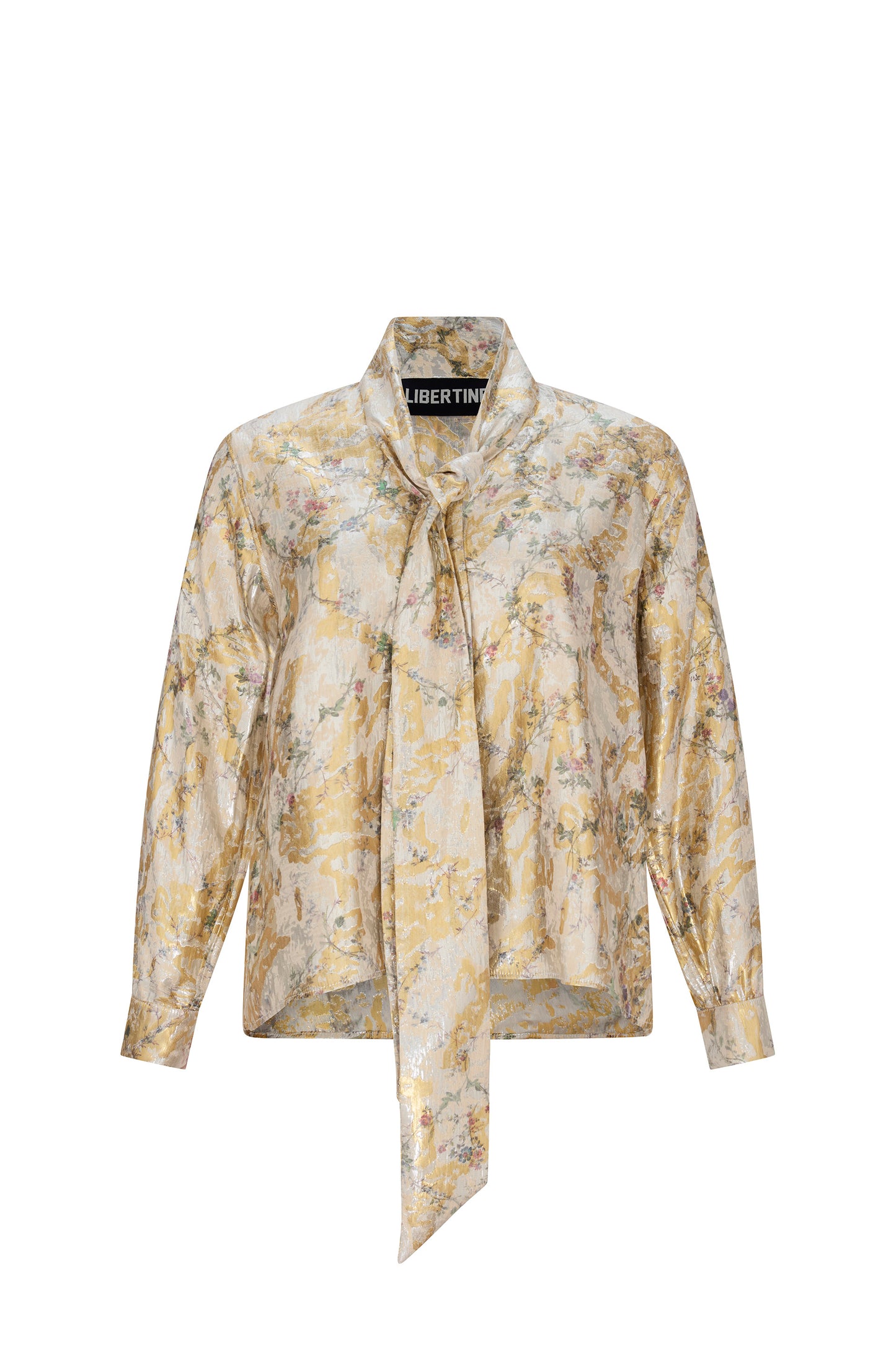 'AURA' SLIM KEITH TIE BLOUSE - - Libertine