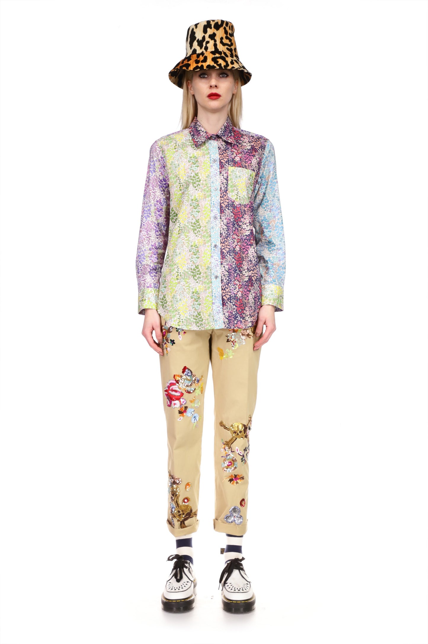 'GIMME LIBERTY LIBERTINE' MULTI NEW CLASSIC SHIRT WITH POCKET - SHIRTS - Libertine