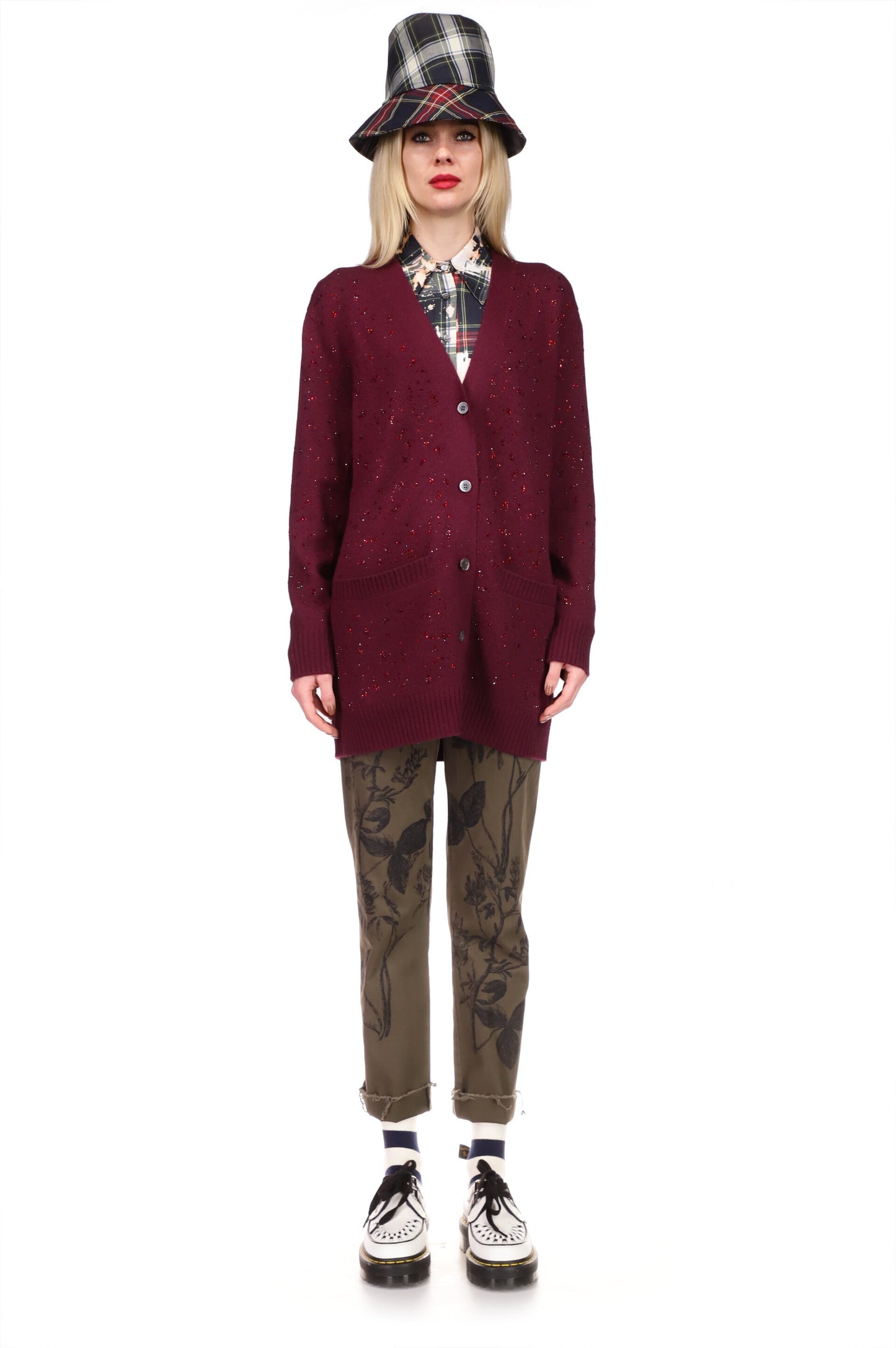 'HEAVY STARDUST' OVERSIZED SYRAH CARDIGAN - CARDIGANS - Libertine