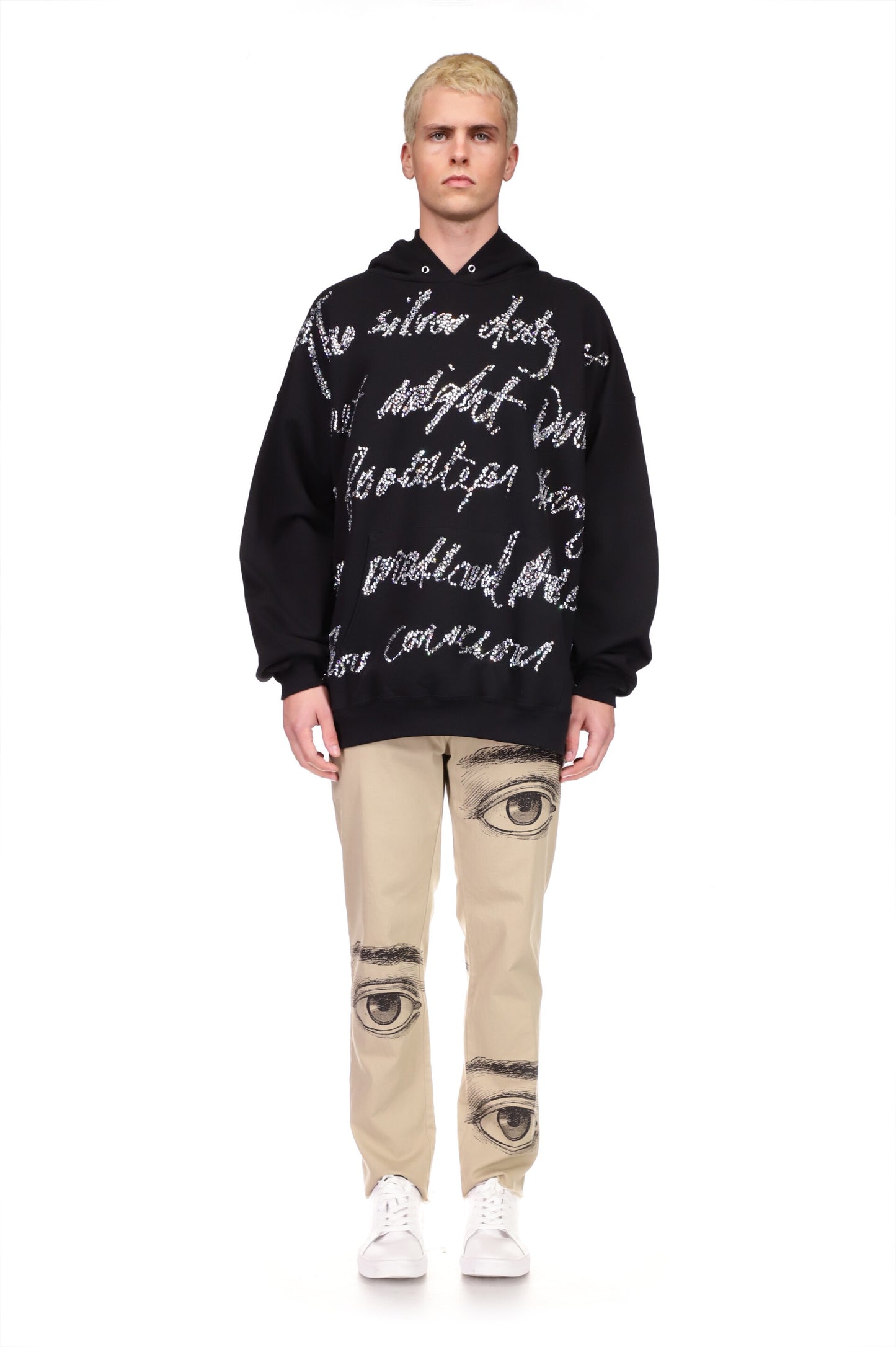 'A HYMN TO THE MOON' HOODIE PULLOVER SWEATSHIRT - SWEATSHIRTS - Libertine