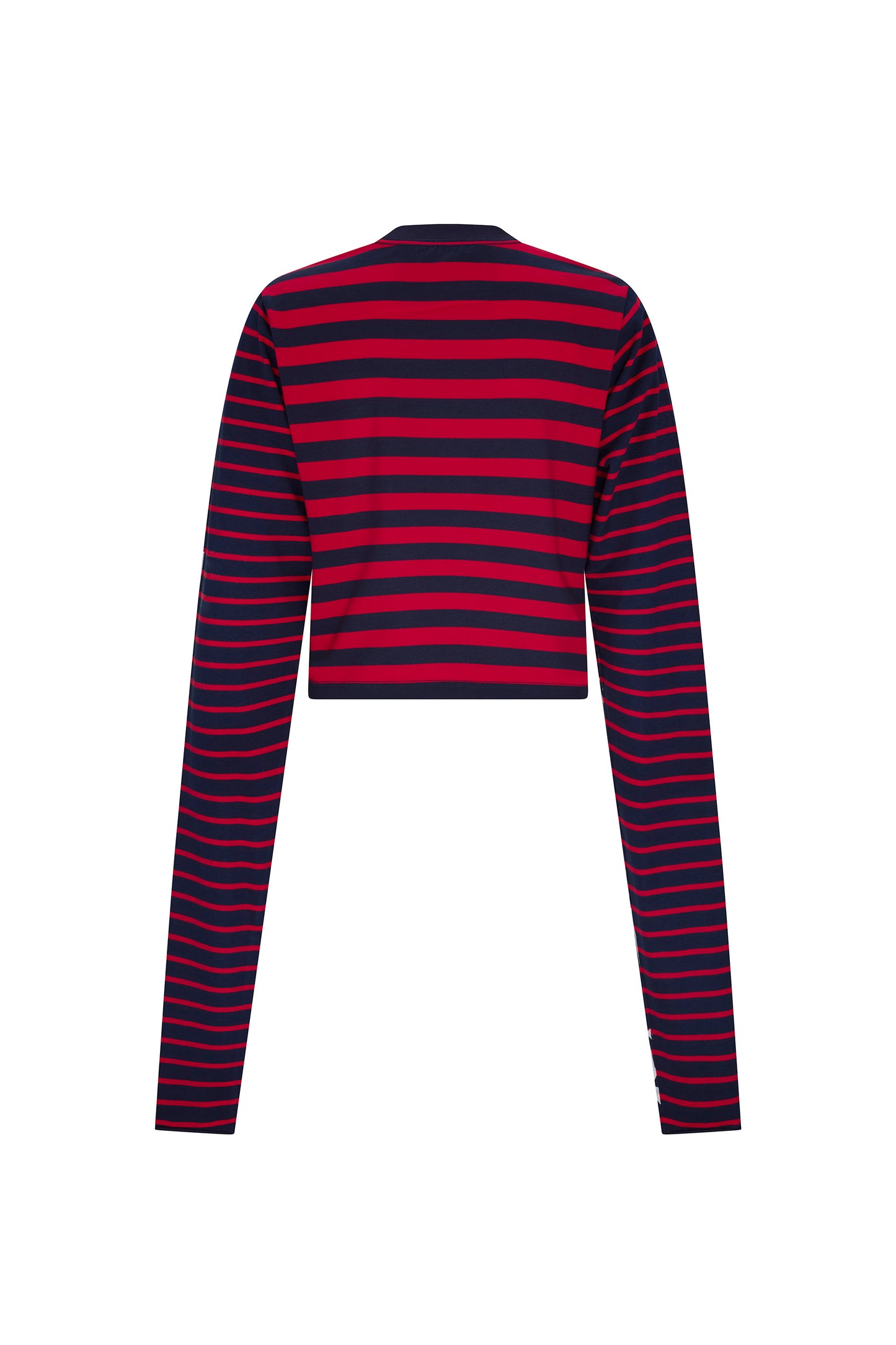 'LIBERTINE GOTHIC SILK SCREEN' NAVY RED LONGEST SLEEVE T SHIRT - - Libertine