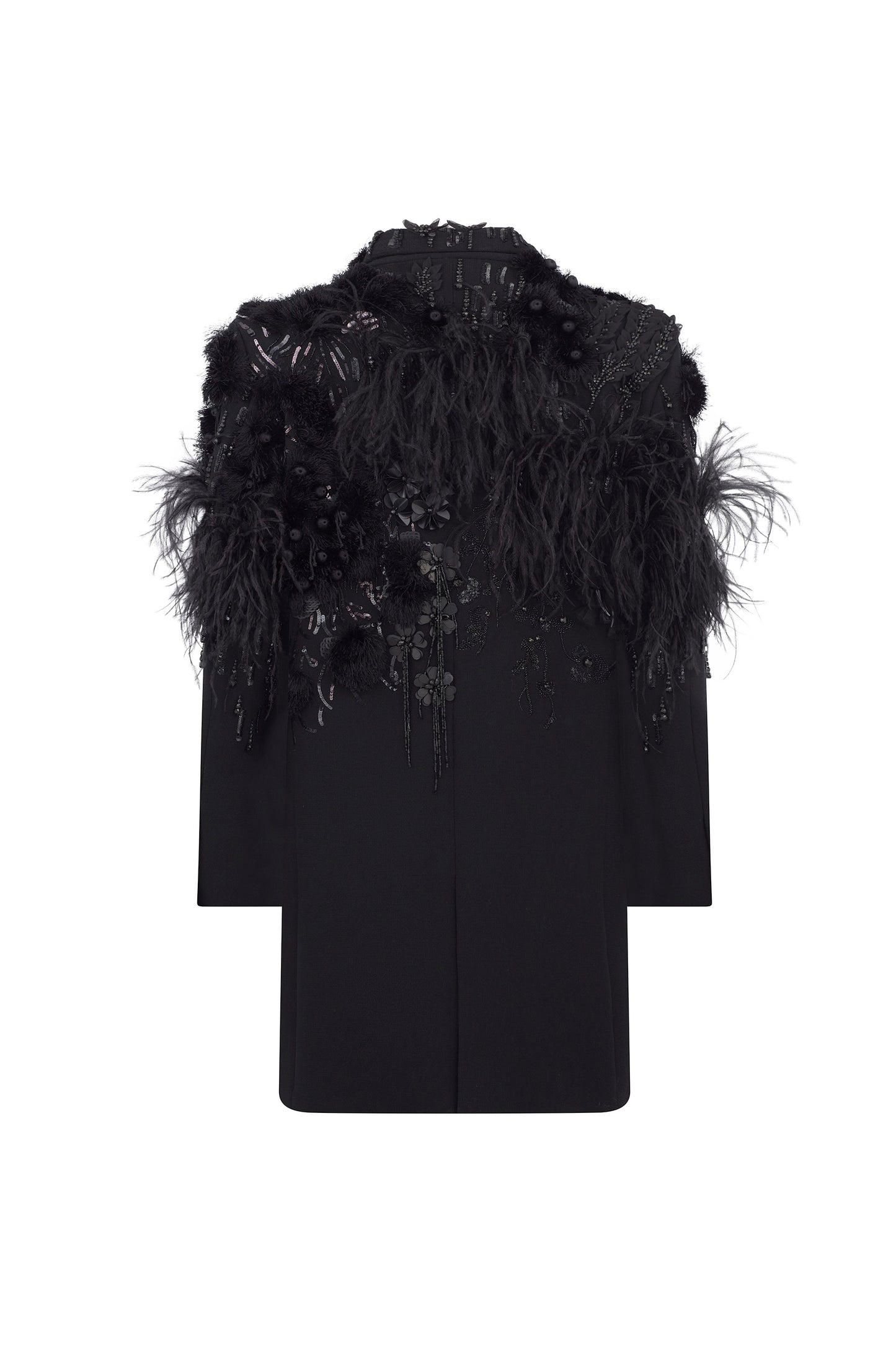 'LABYRINTH' EMBELLISHED DOUBLE BREASTED COAT - - Libertine