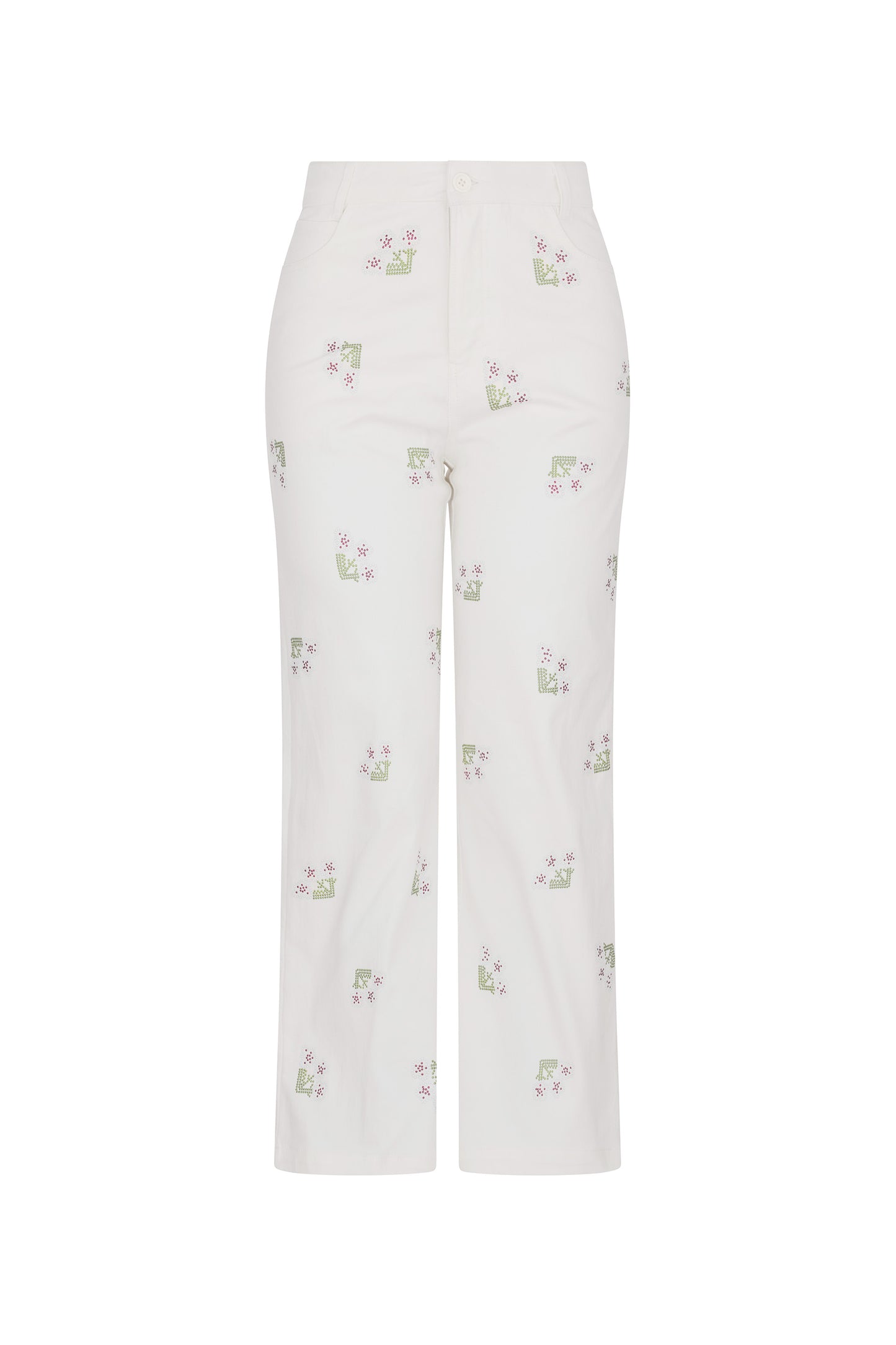 'FRENCH GARDEN' CROPPED WIDE LEG PANT - - Libertine