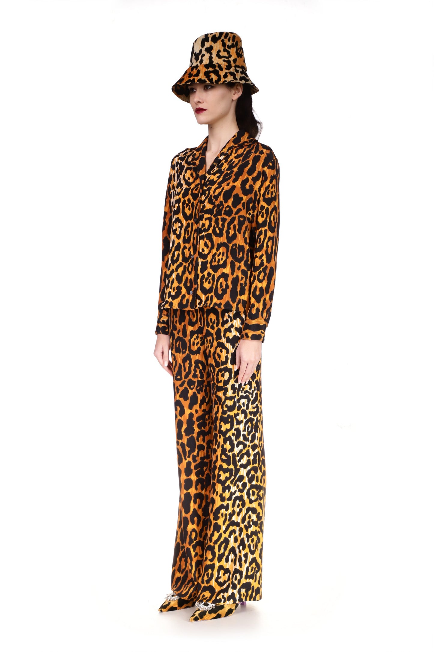 'LEOPARDO' PAJAMA BLOUSE - TOPS - Libertine