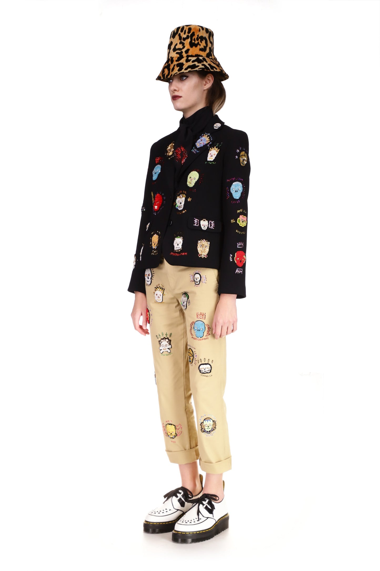 'WE ARE MADE OF STARS' LONG SLEEVE SHORT JACKET - BLAZERS - Libertine