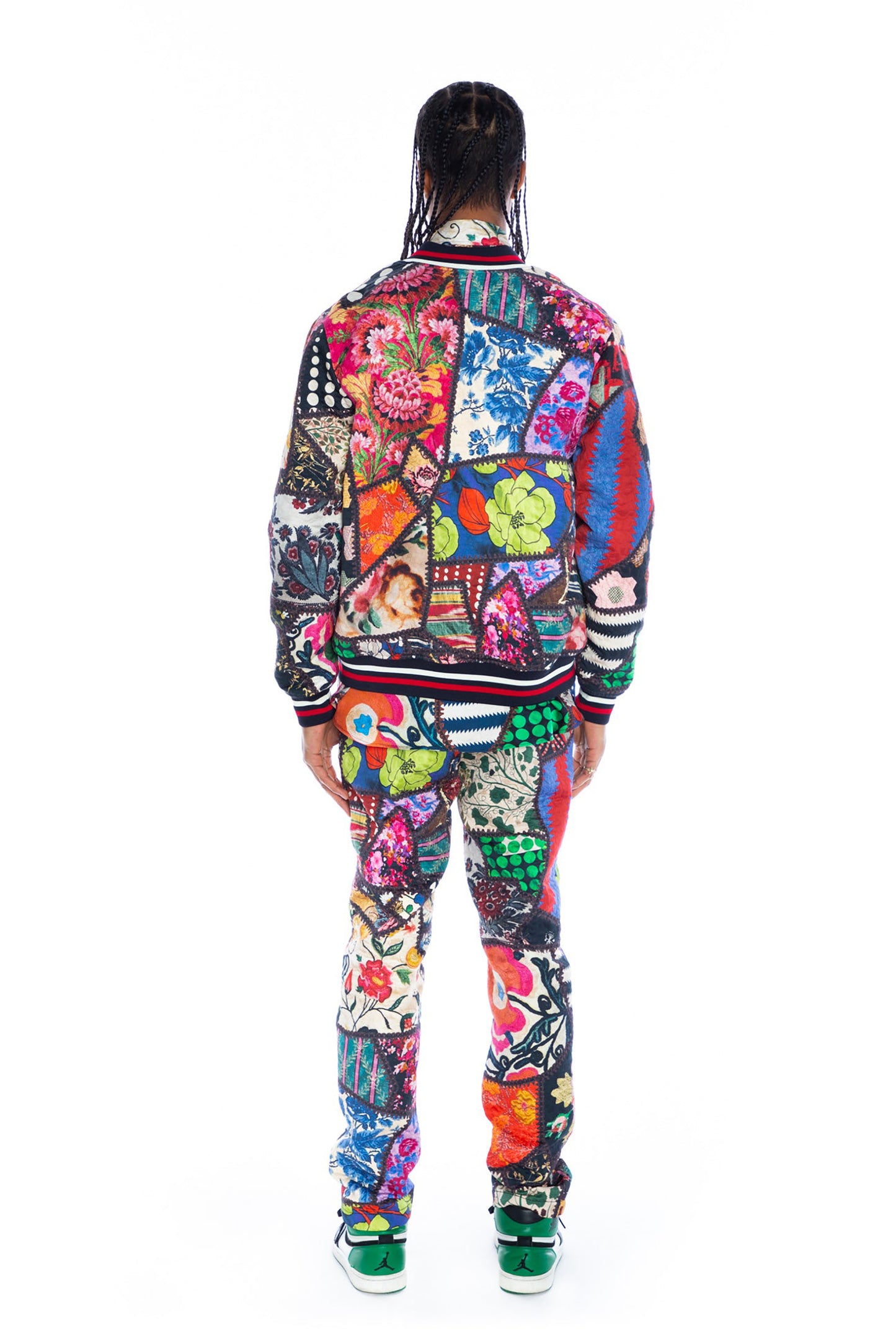 'HOTCH POTCH CRAZY QUILT' BOMBER JACKET - JACKETS - Libertine