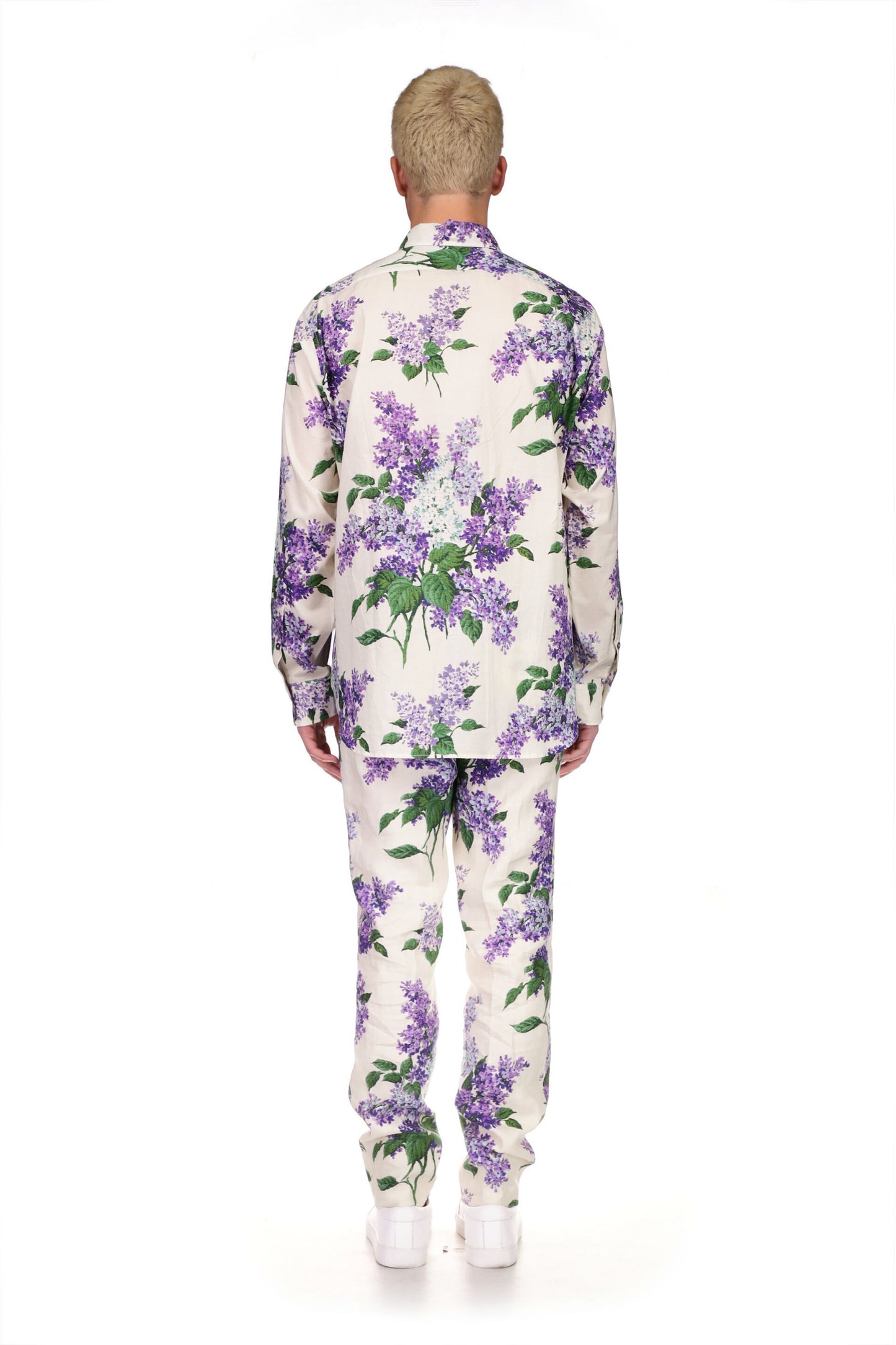 'LILAC GARDEN' CLASSIC SHIRT WITH POCKET - SHIRTS - Libertine