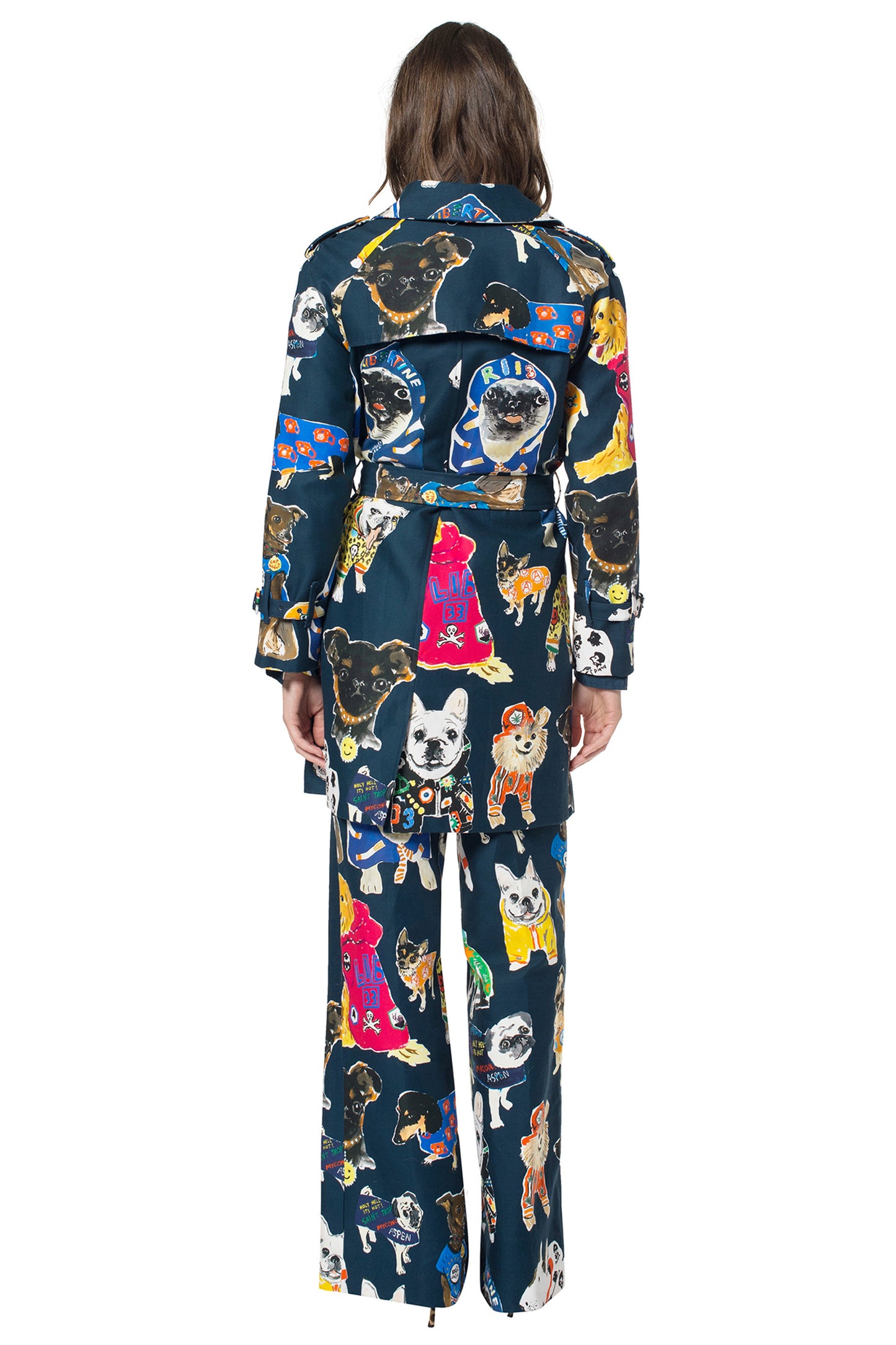 KK DOGS TRENCH COAT - Women's Jackets & Coats - Libertine