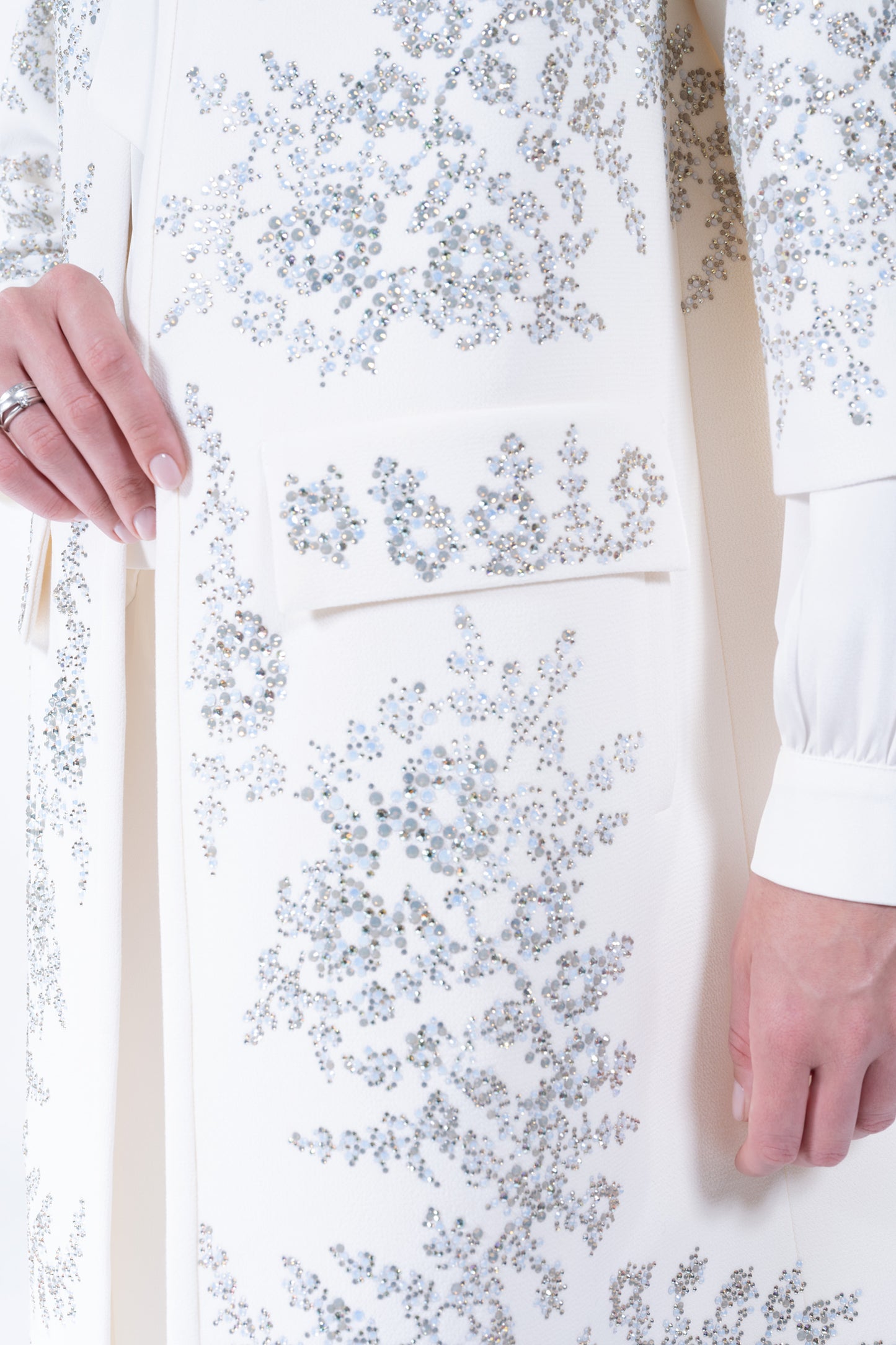 'PAISLEY FLORETTES' DUSTER COAT - - Libertine