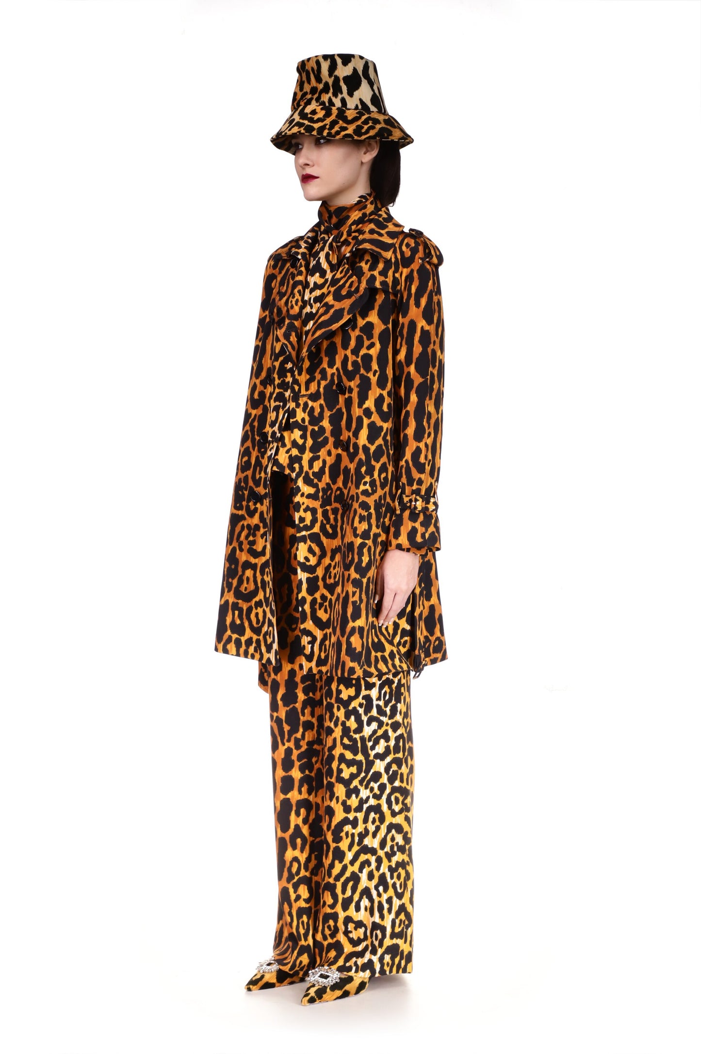 'LEOPARDO' TRENCH COAT - COATS - Libertine