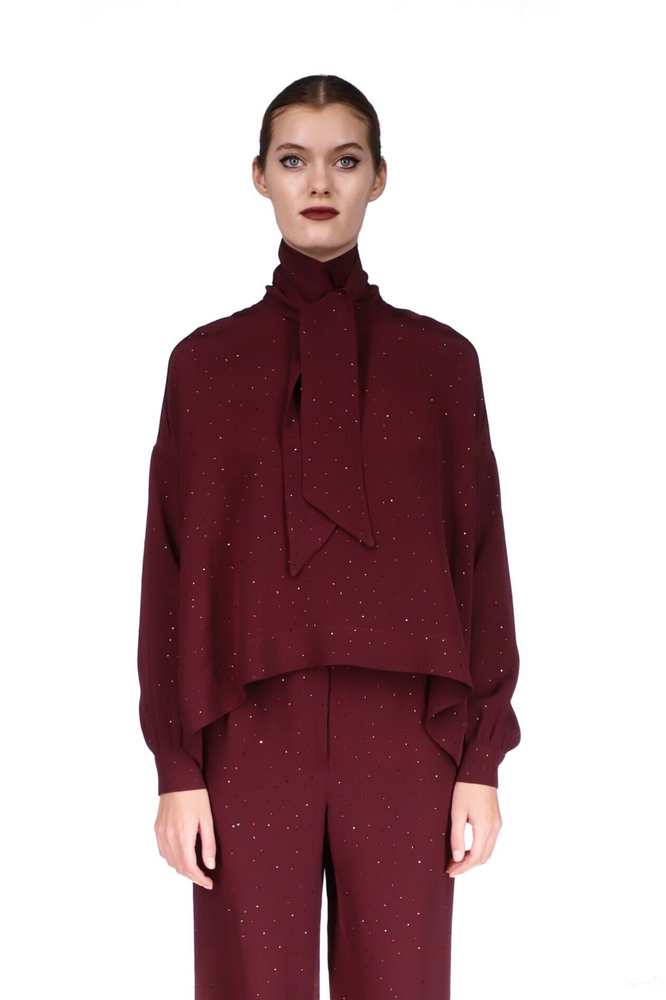 'STARDUST' SYRAH TIE BLOUSE - TOPS - Libertine