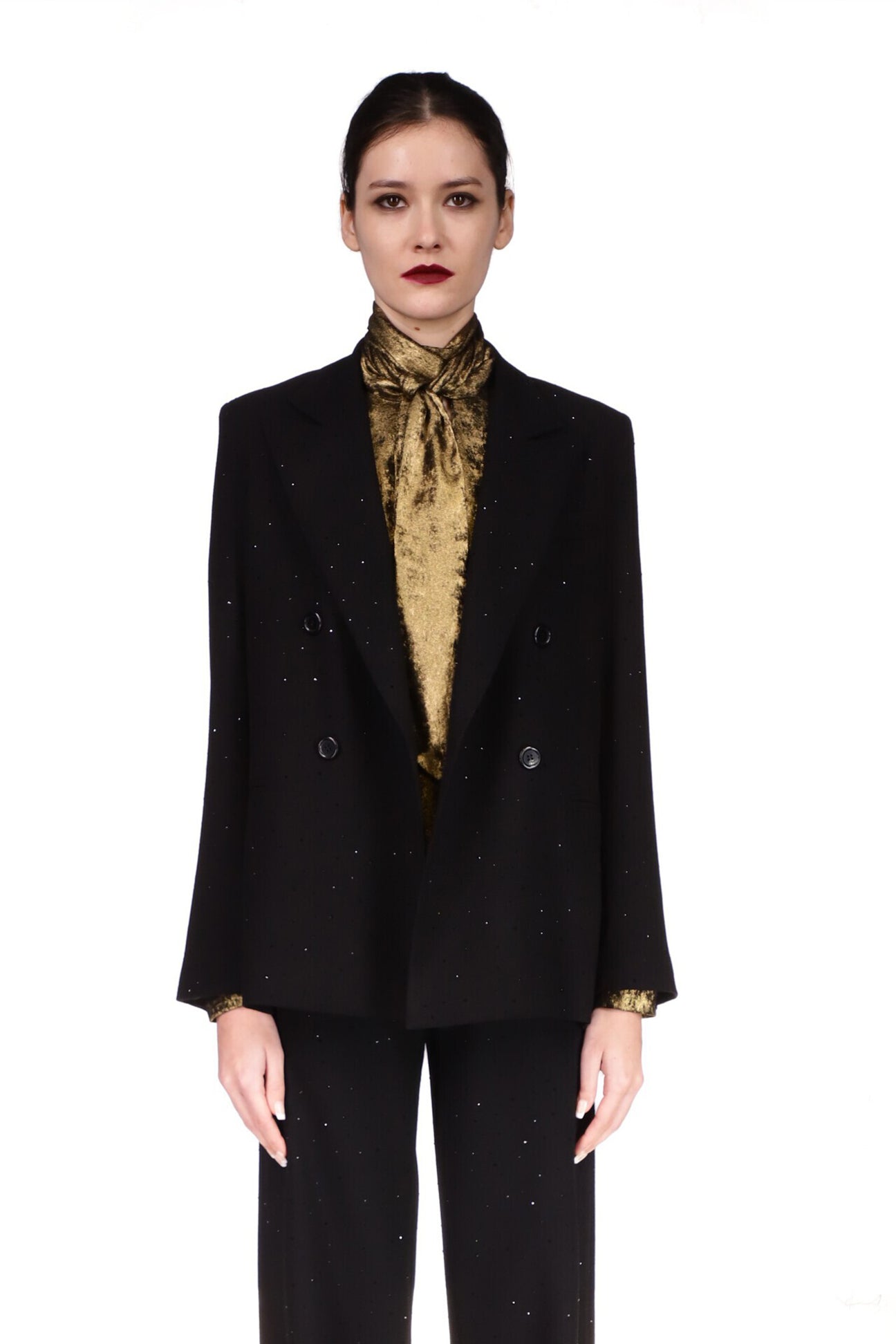 'STARDUST' DOUBLE BREASTED JACKET - JACKETS - Libertine