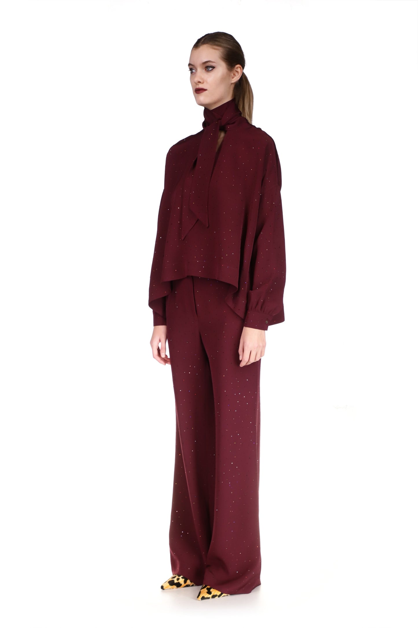 'STARDUST' SYRAH TIE BLOUSE - TOPS - Libertine
