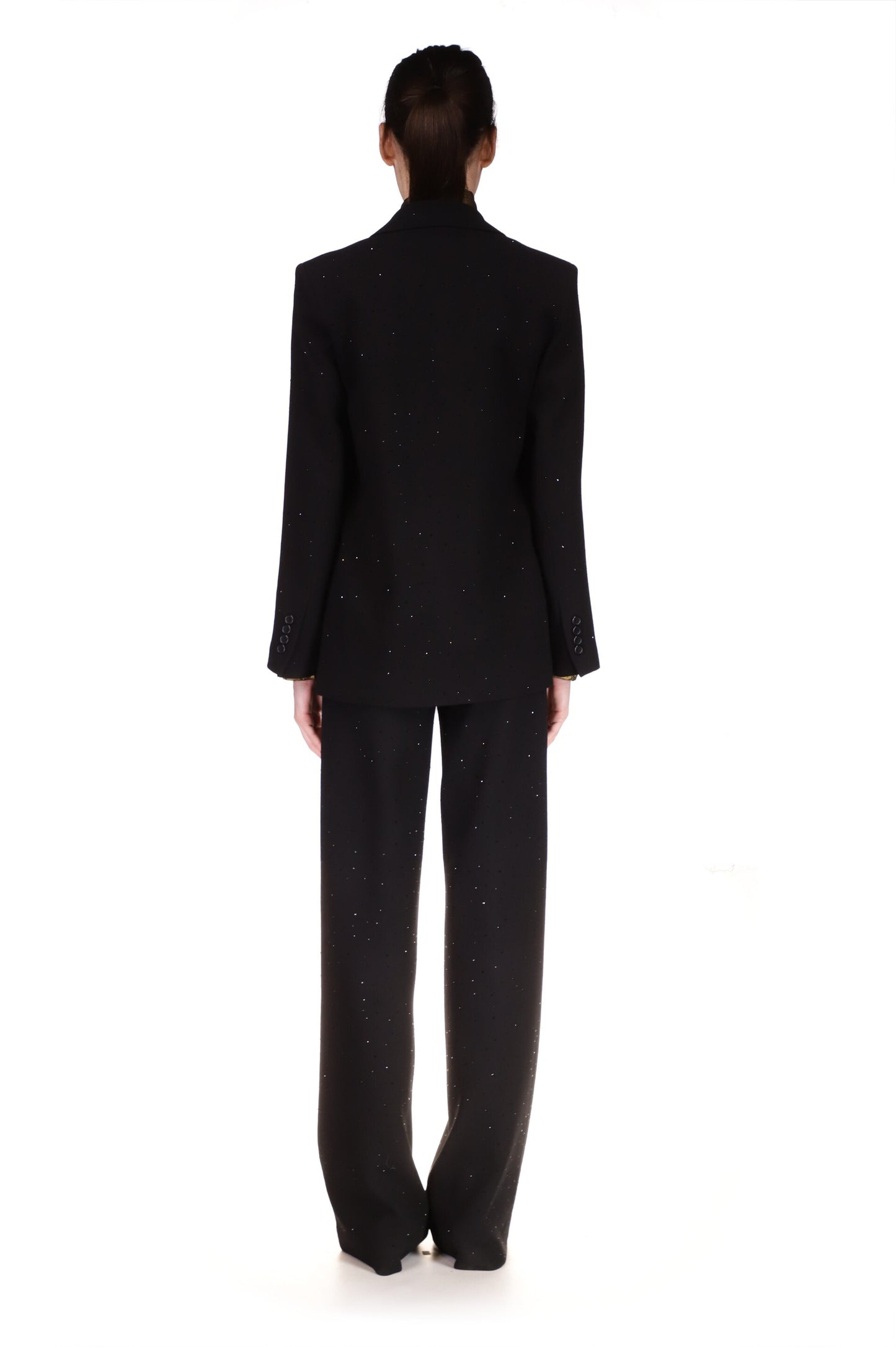 'STARDUST' WIDE LEG BLACK PANTS - PANTS - Libertine