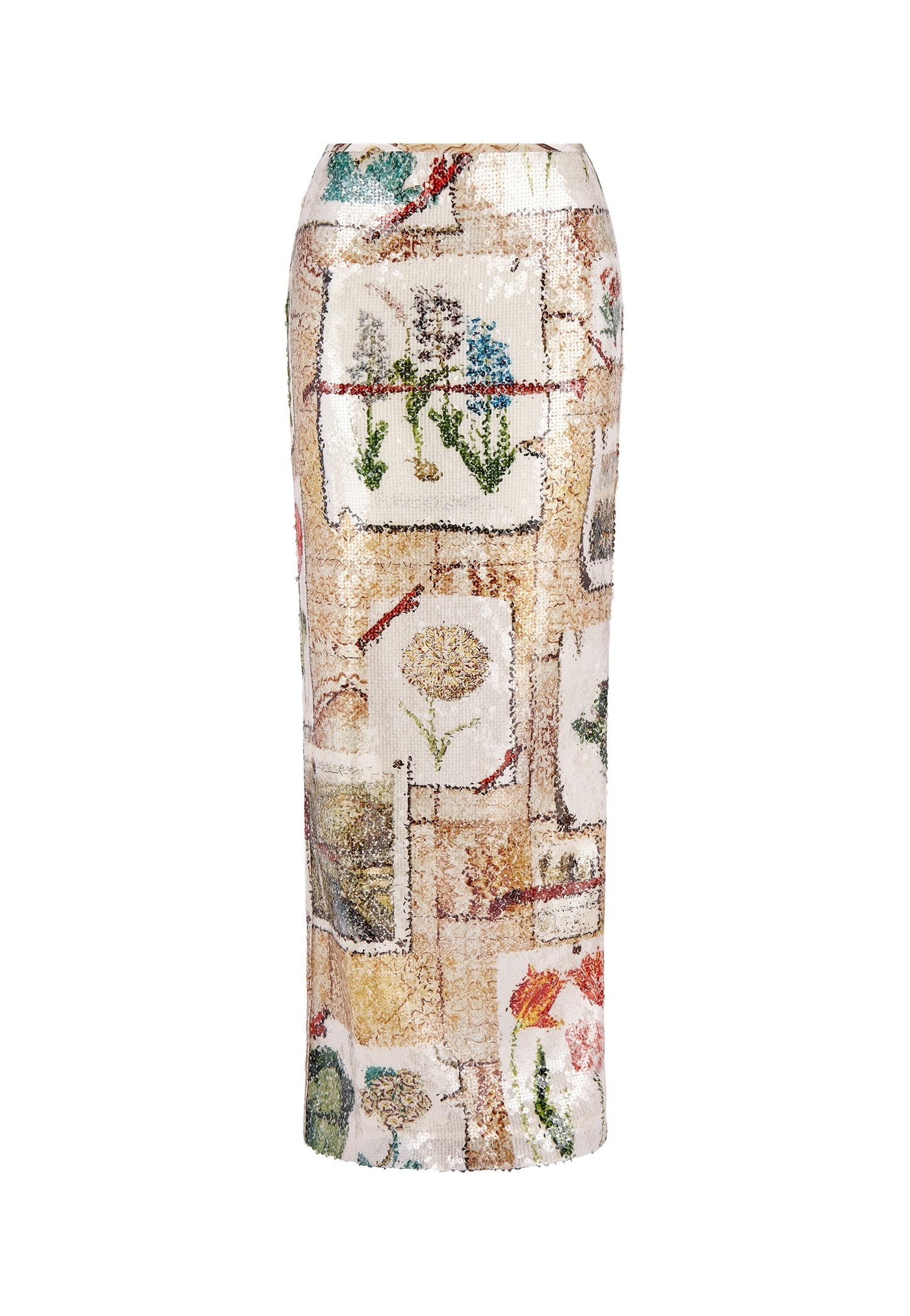 SEQUIN 'COLEFAX' SIDE SLIT MAXI SKIRT - - Libertine