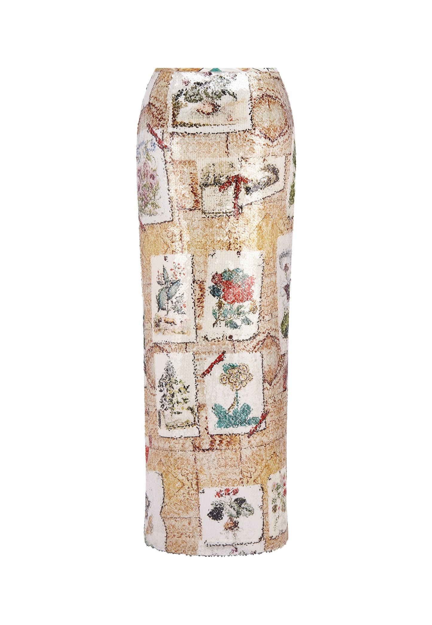 SEQUIN 'COLEFAX' SIDE SLIT MAXI SKIRT - - Libertine