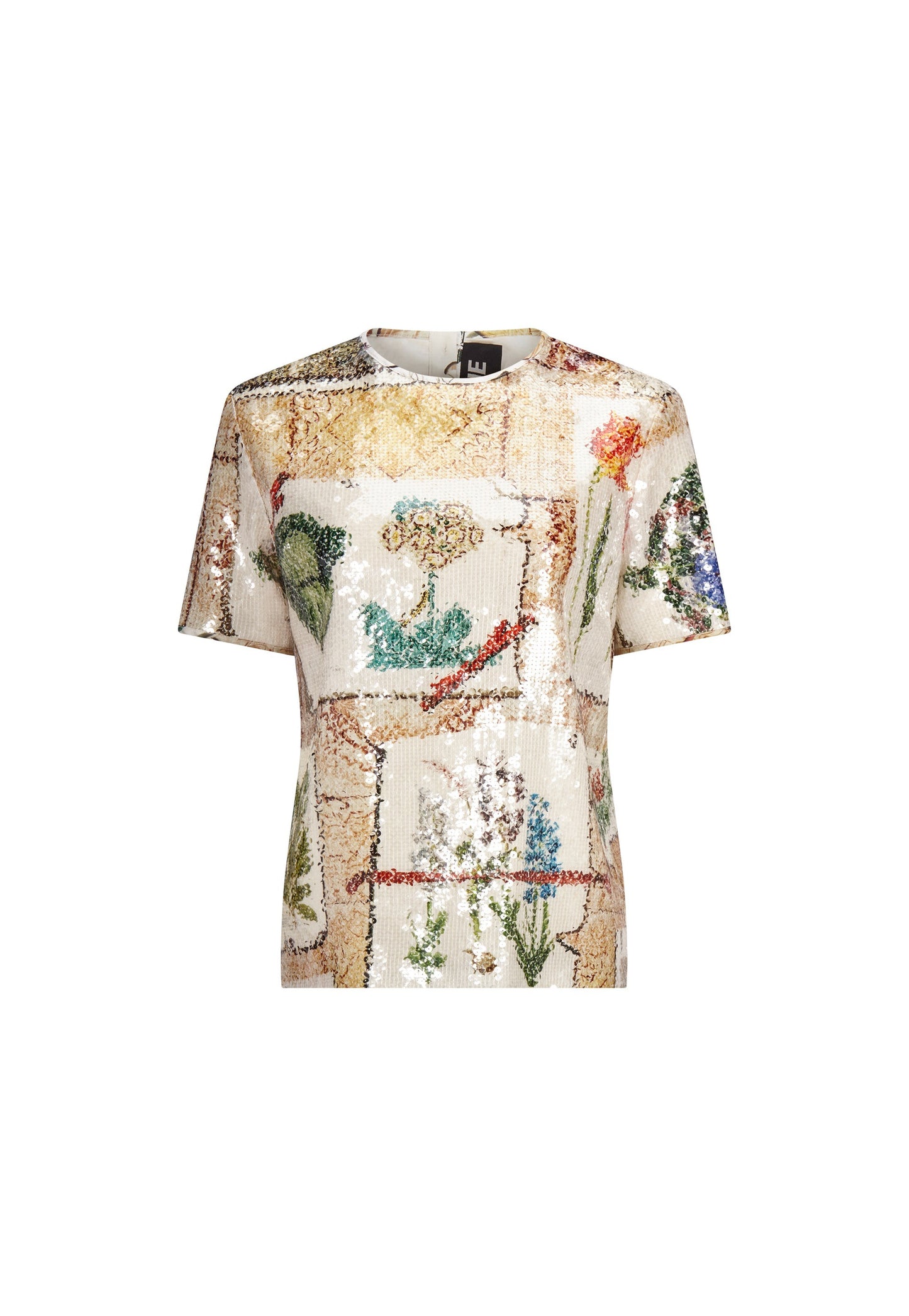 SEQUIN 'COLEFAX' SHORT SLEEVE BLOUSE - - Libertine