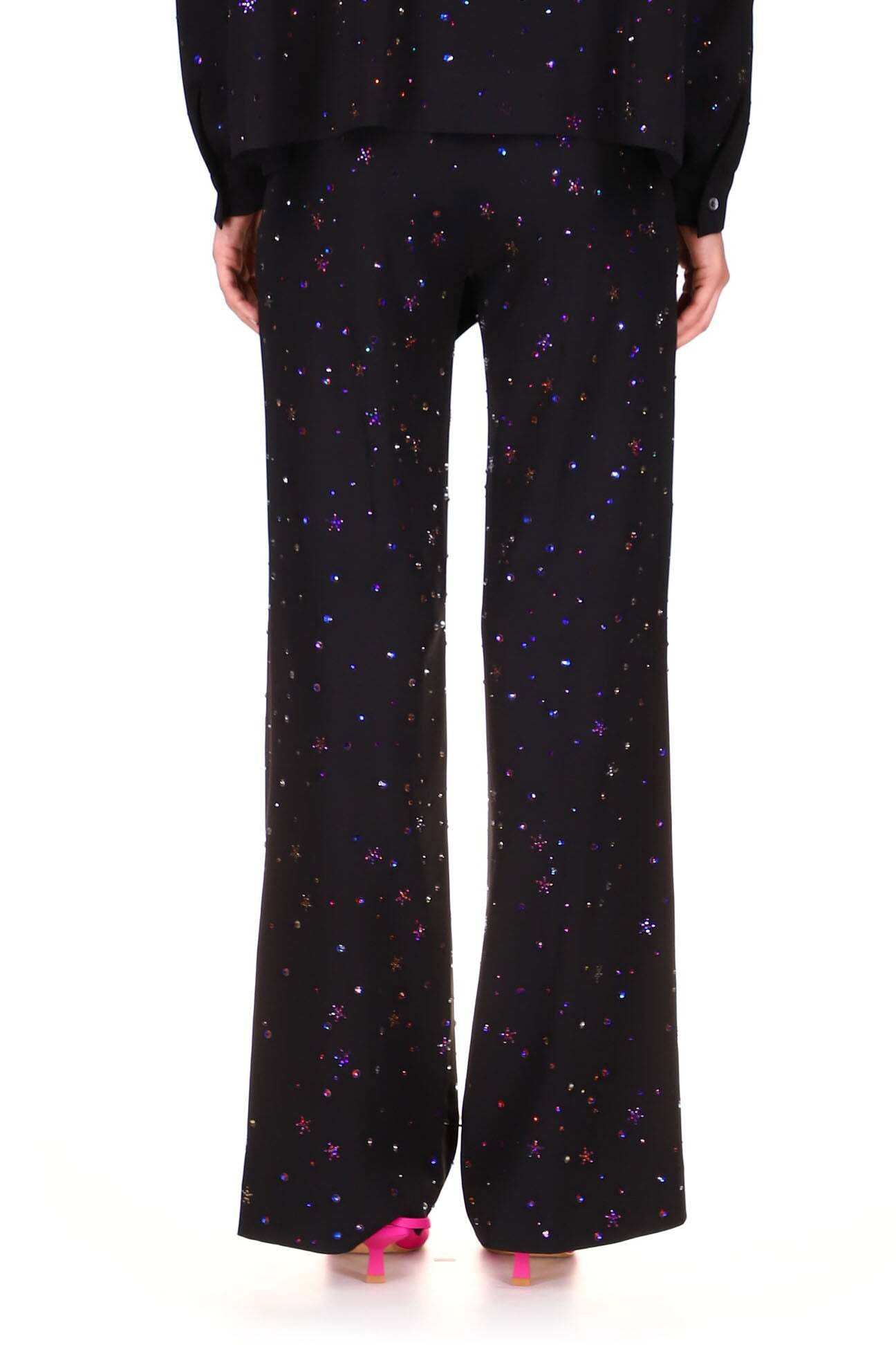'INFINITE GALAXY' WIDE LEG TROUSERS - PANTS - Libertine