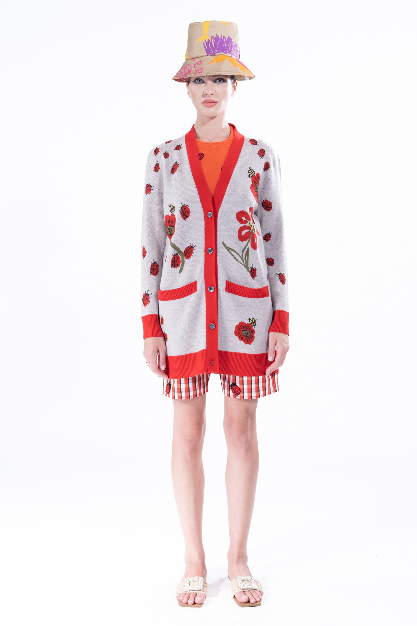 'LADYBUG' OVERSIZED CARDIGAN - - Libertine