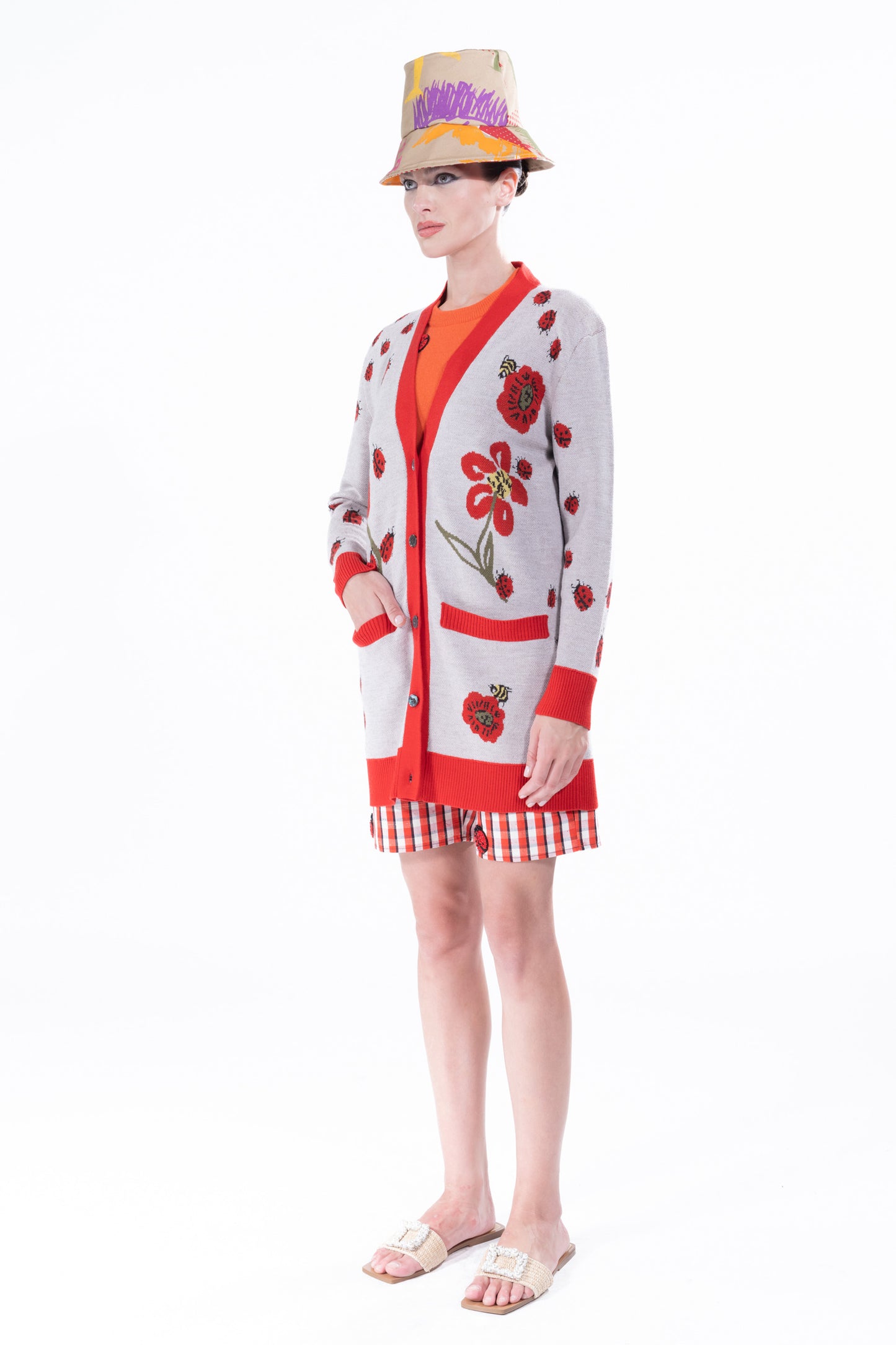 'LADYBUG' OVERSIZED CARDIGAN - - Libertine