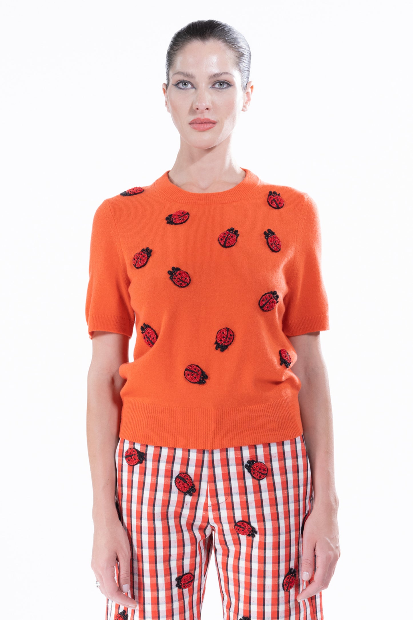 'LADYBUG' SHORT SLEEVE PULLOVER - - Libertine