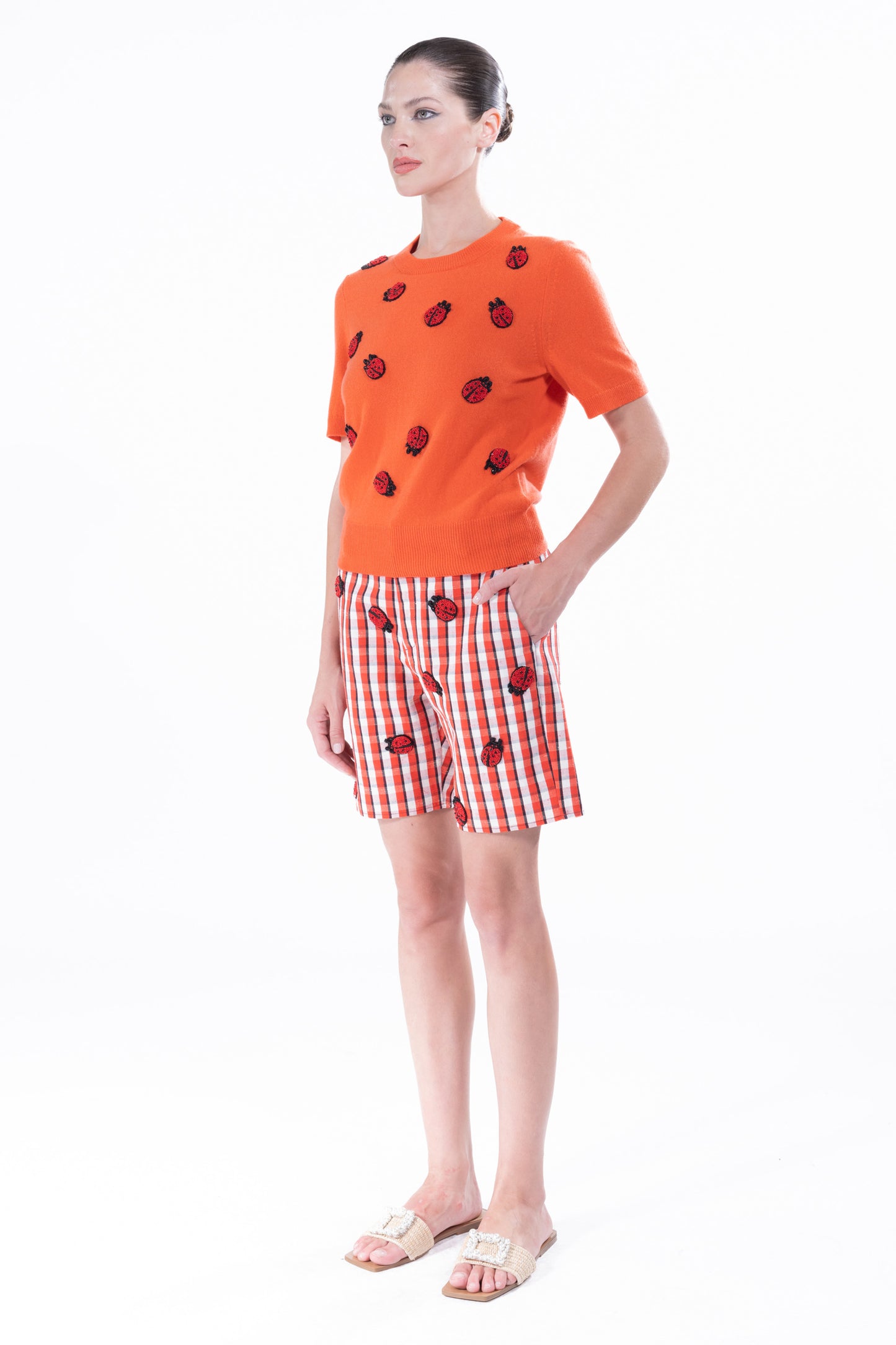 'LADYBUG' SHORT SLEEVE PULLOVER - - Libertine