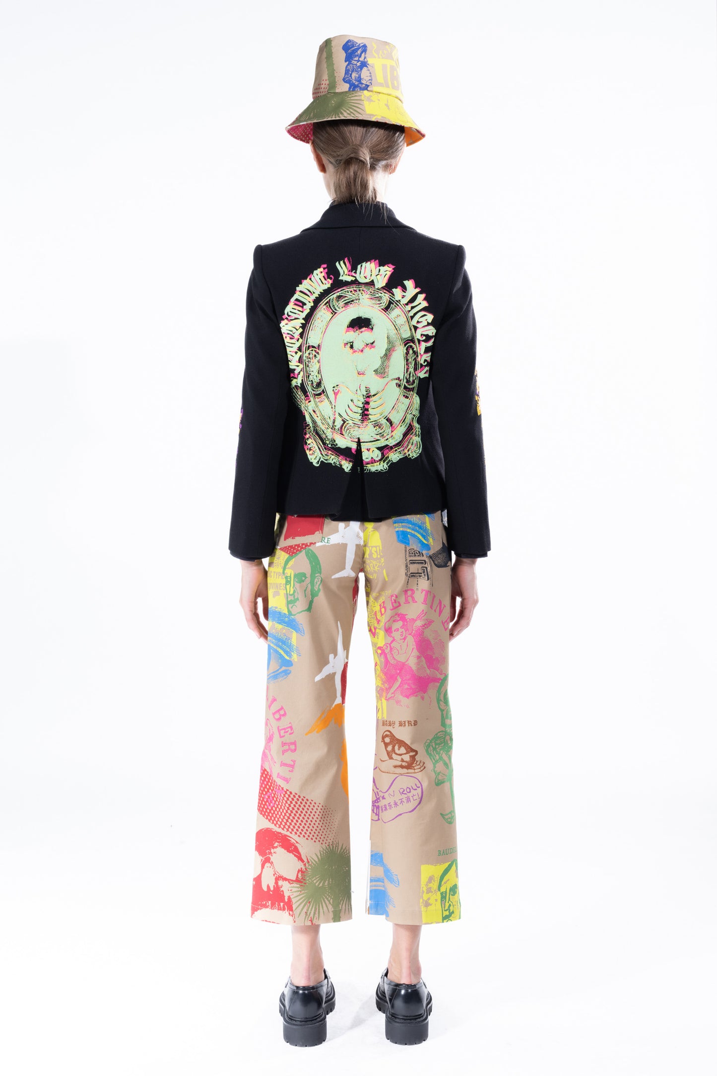 'ASHES TO ASHES' L/S SHORT BLAZER - - Libertine