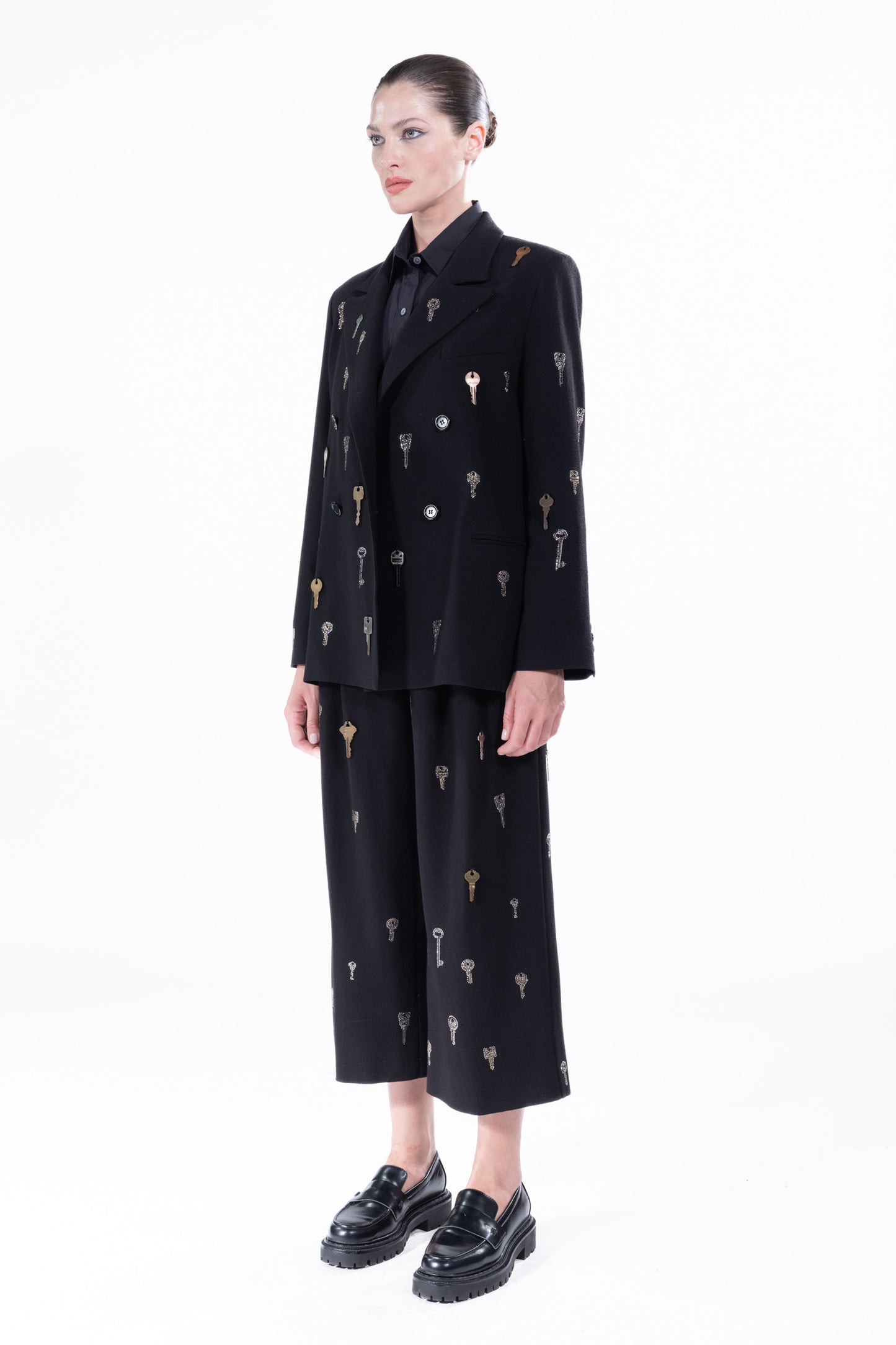 'KEY PARTY' DOUBLE BREASTED BLAZER - - Libertine