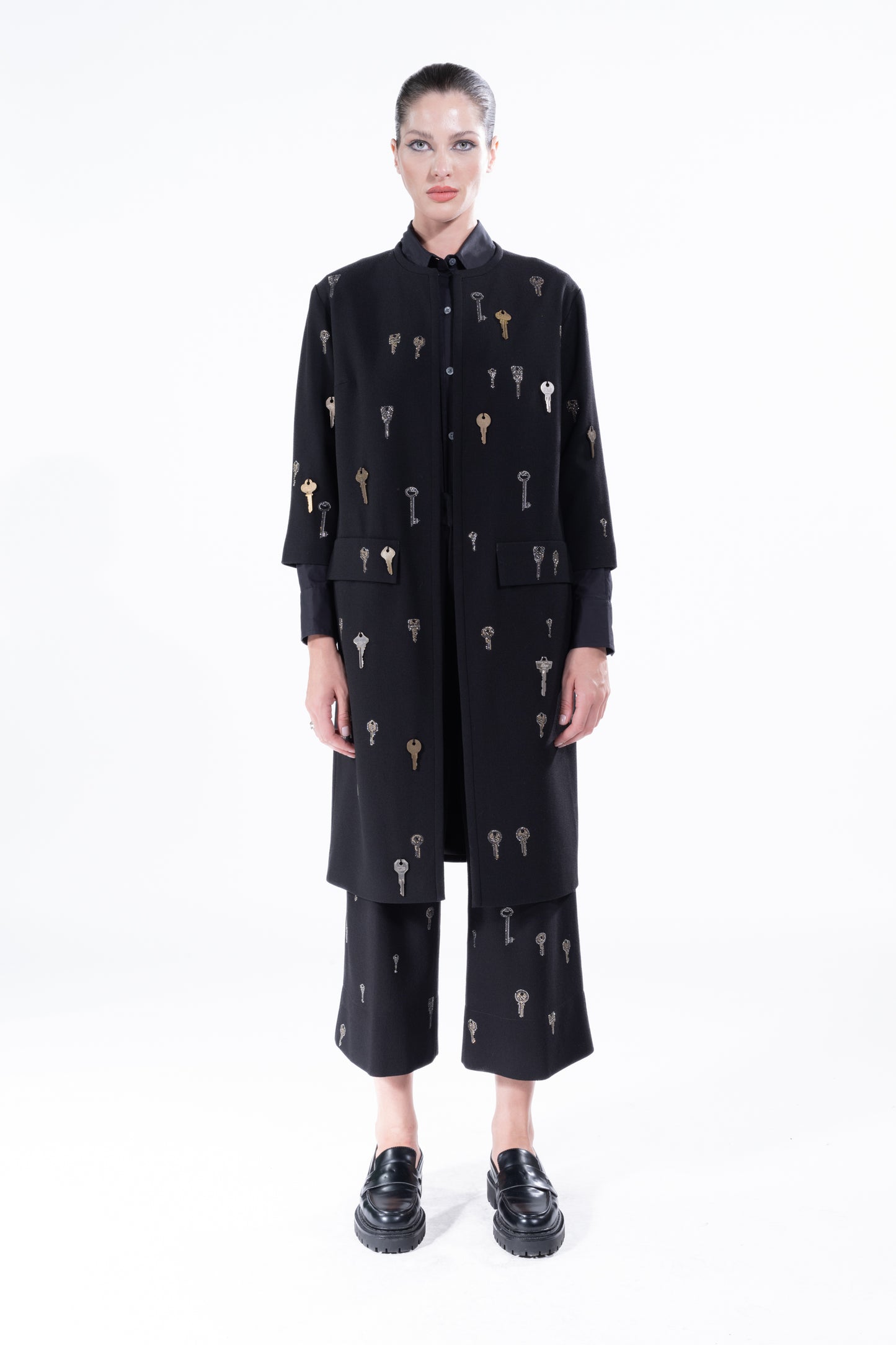 'KEY PARTY' DUSTER COAT - - Libertine