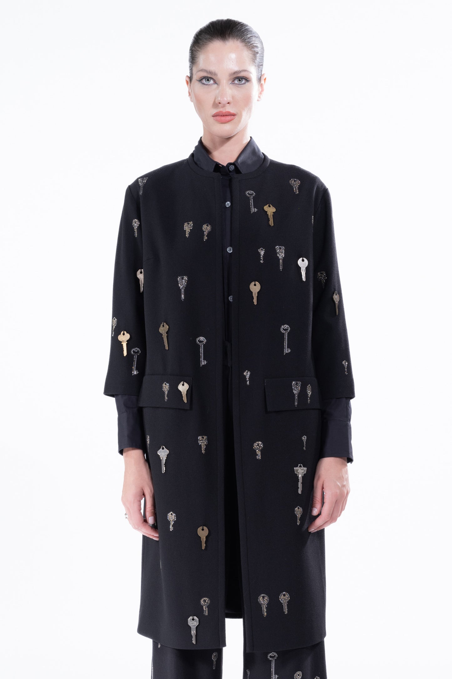 'KEY PARTY' DUSTER COAT - - Libertine