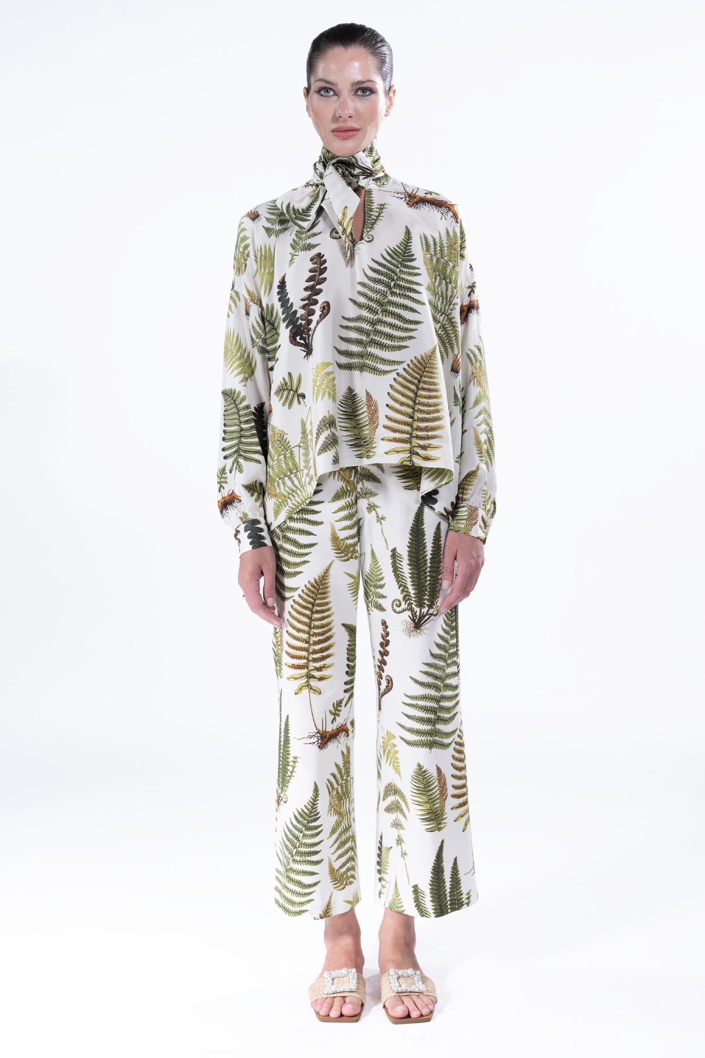 'FERNIE' TIE BLOUSE - - Libertine