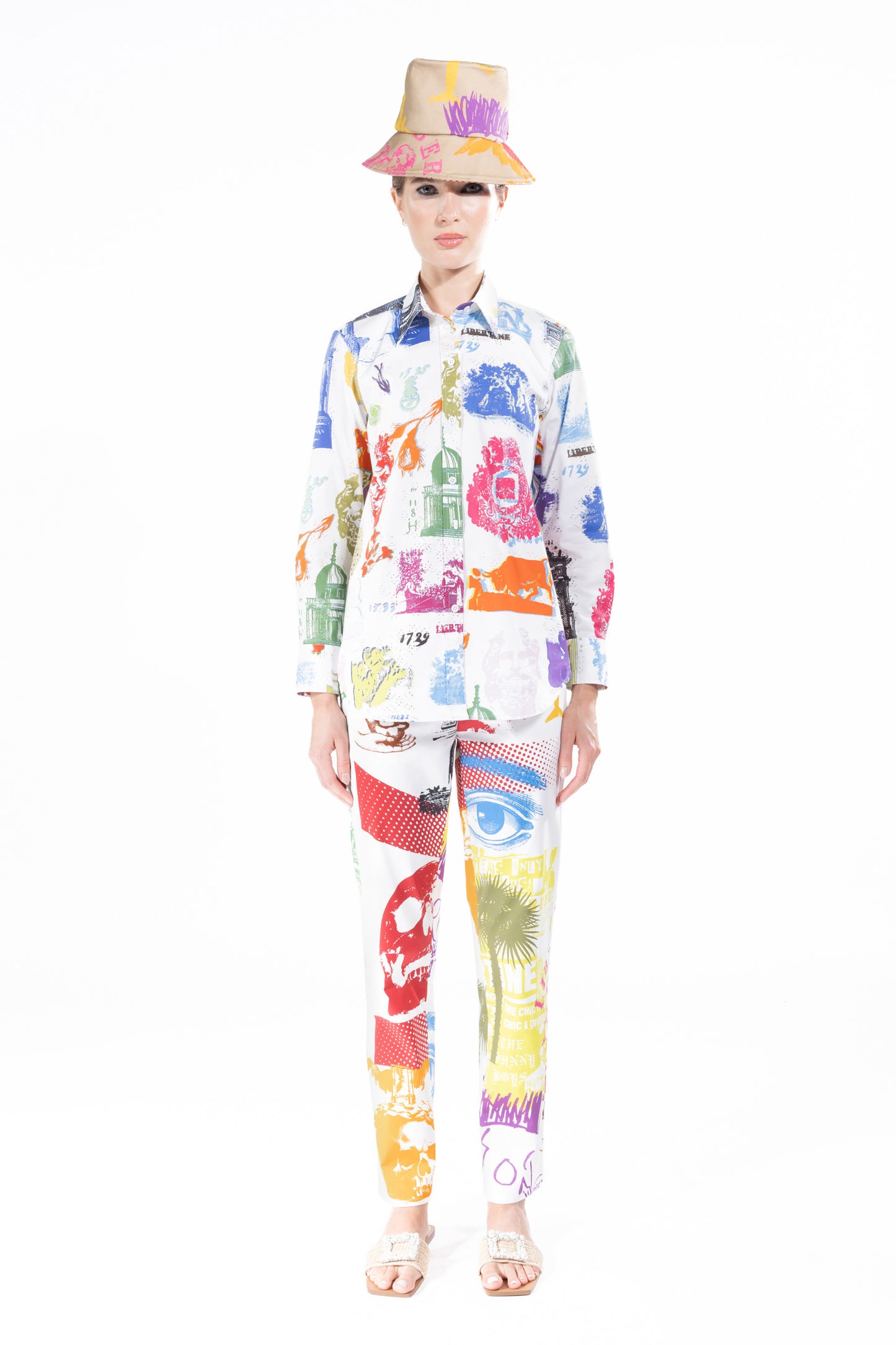 'LIBERTINE SILK SCREENS' WOMENS CHINOS - - Libertine