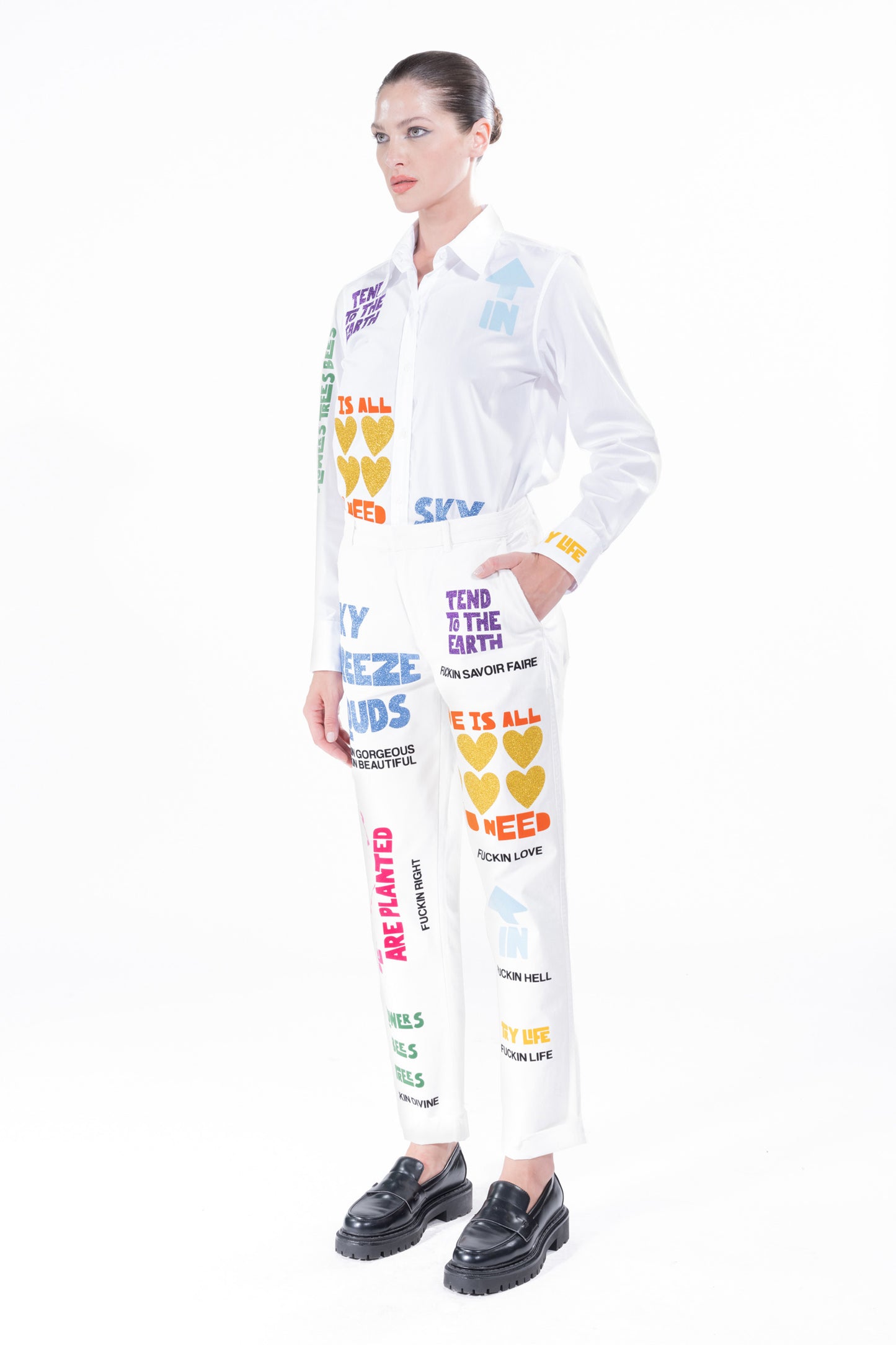 'NUNS THE WORD' WOMEN'S CHINOS - - Libertine