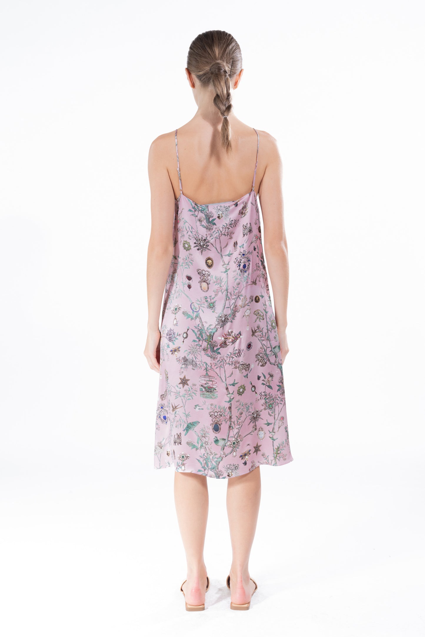 'Pauline De Rothschild' Short Slip Dress - - Libertine