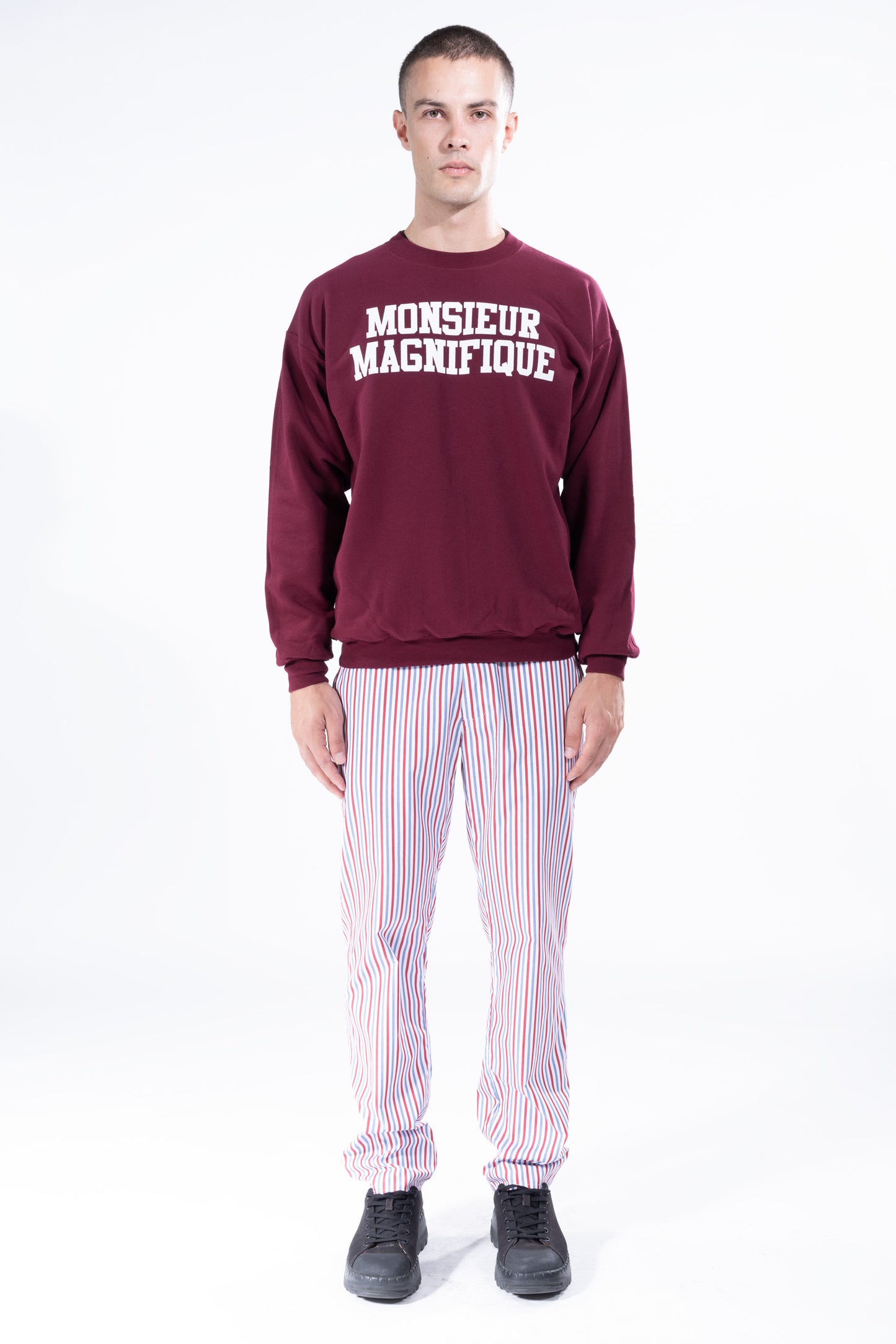 'Monsieur' Crewneck Sweatshirt - - Libertine