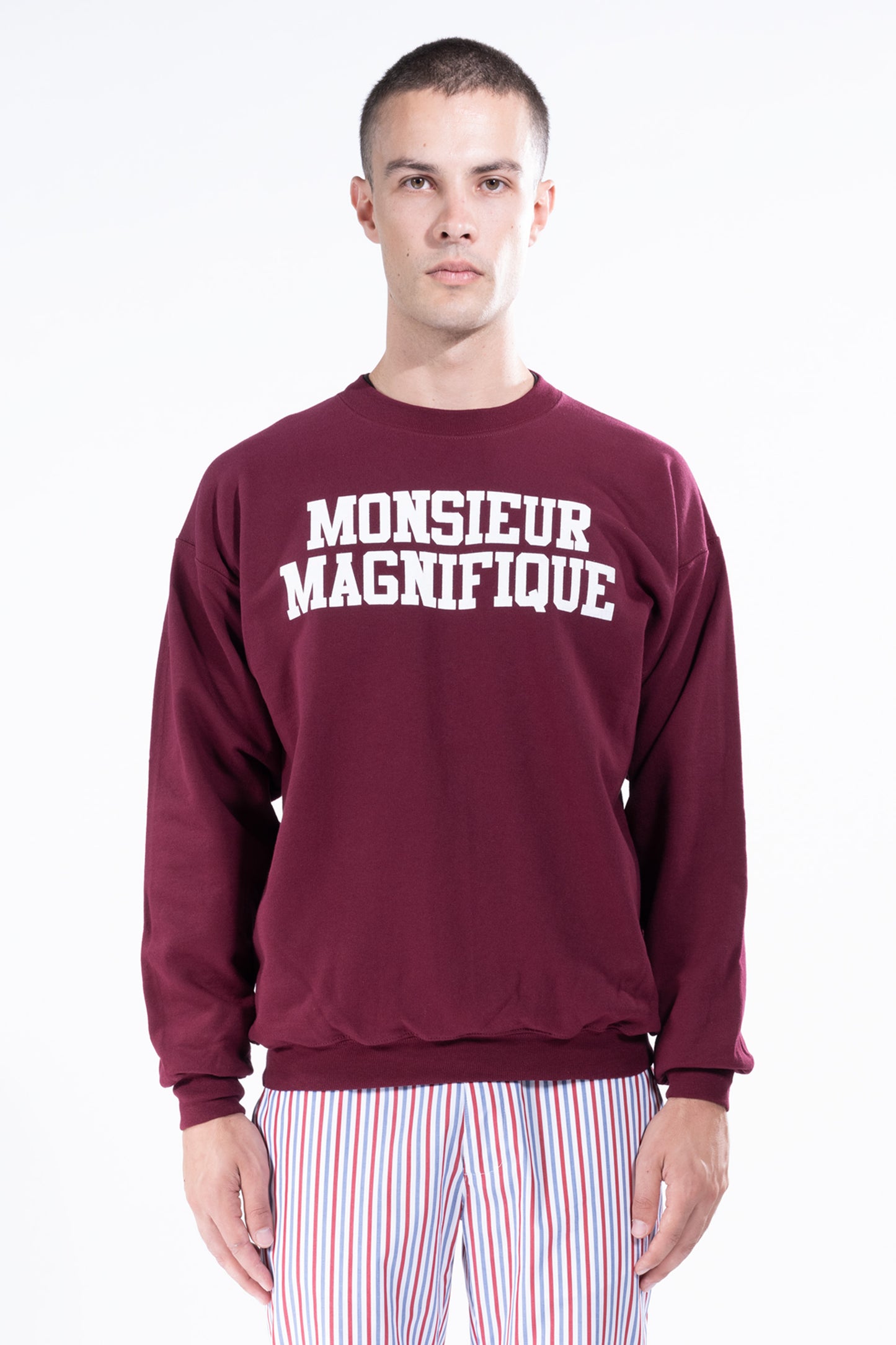 'Monsieur' Crewneck Sweatshirt - - Libertine