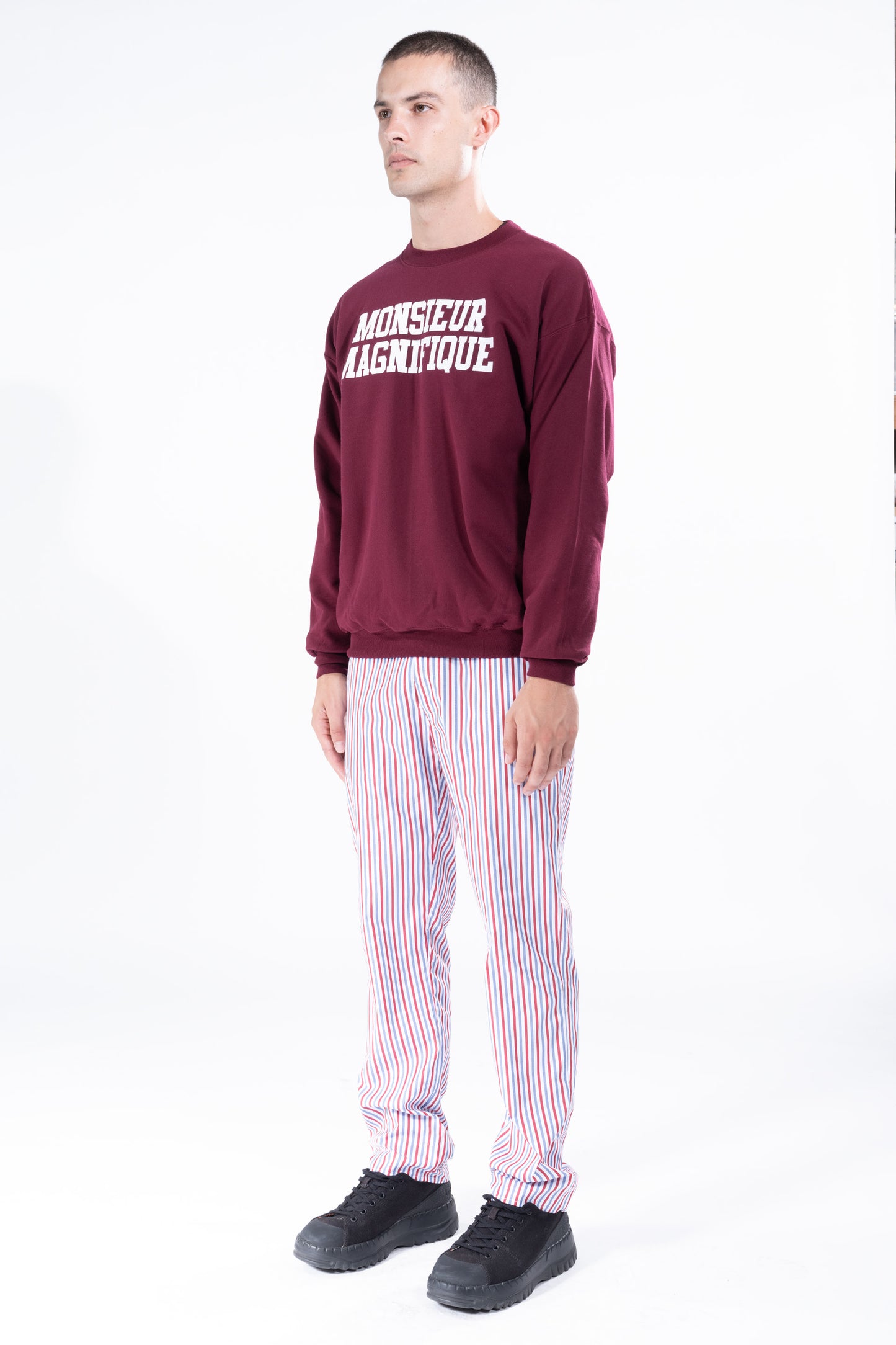 'Monsieur' Crewneck Sweatshirt - - Libertine