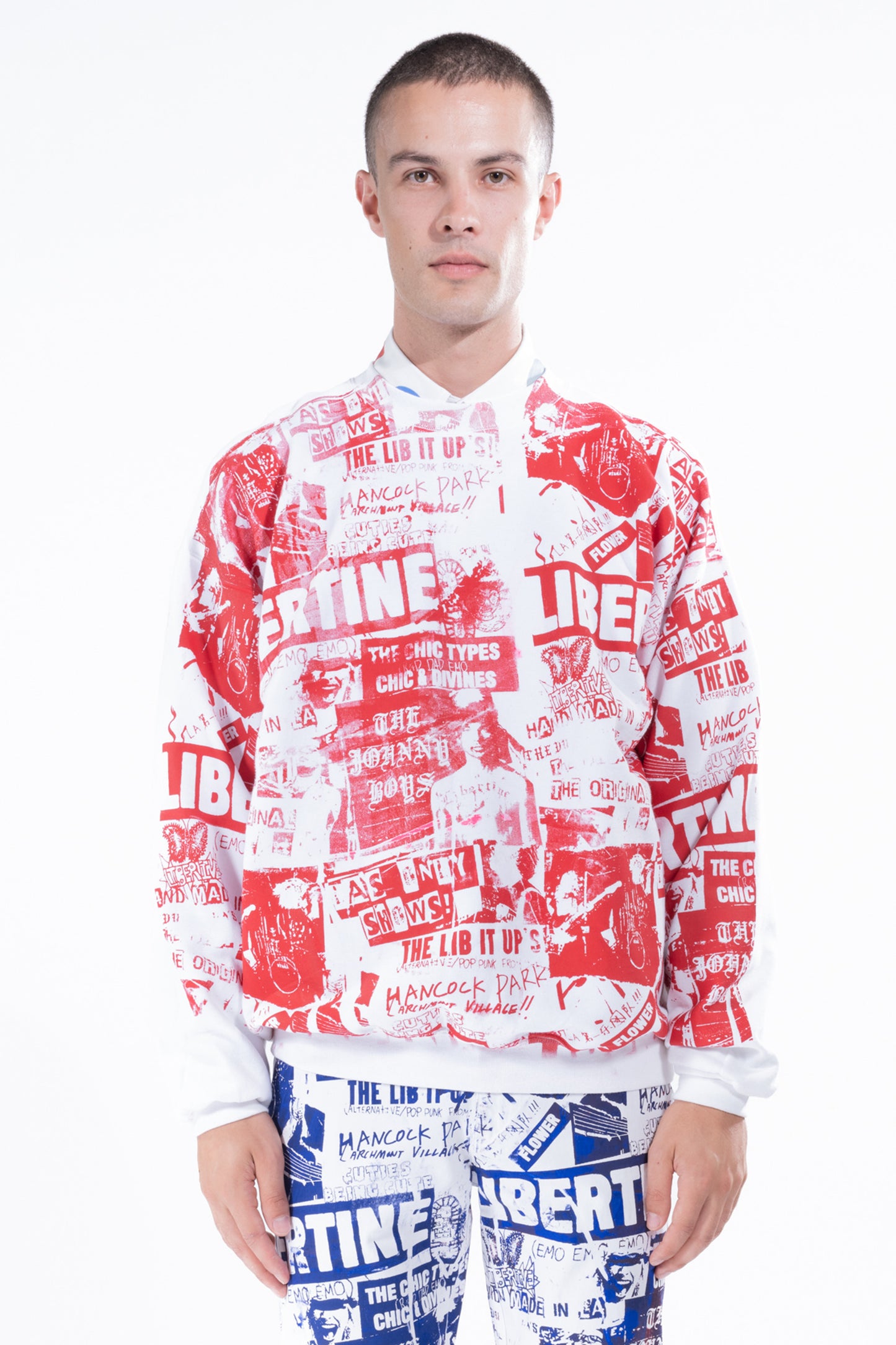'Lib Flyer' Crewneck Sweatshirt - - Libertine