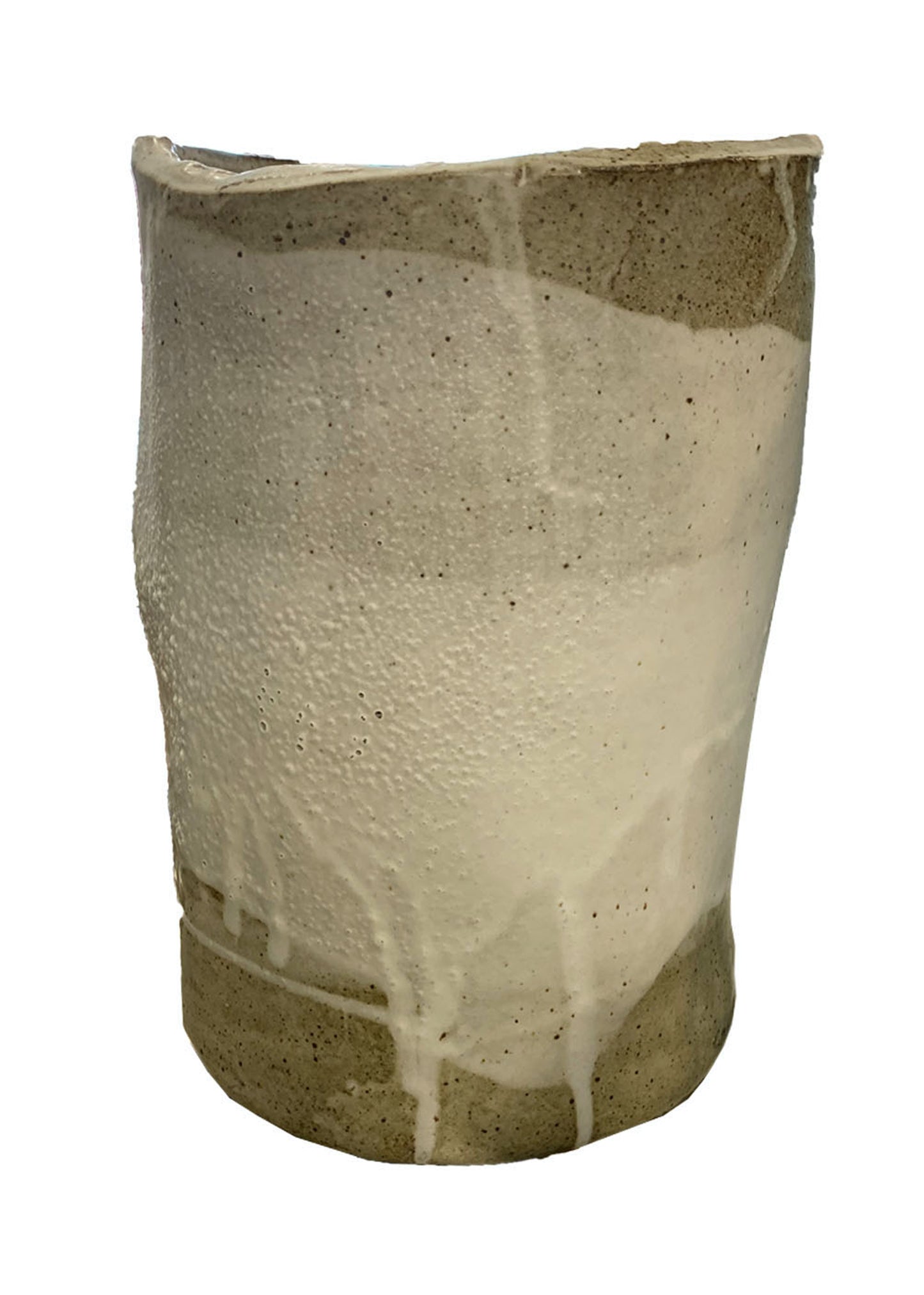 LARGE HAND THROWN ORGANICALLY SHAPED VASE 2 - Home - Libertine