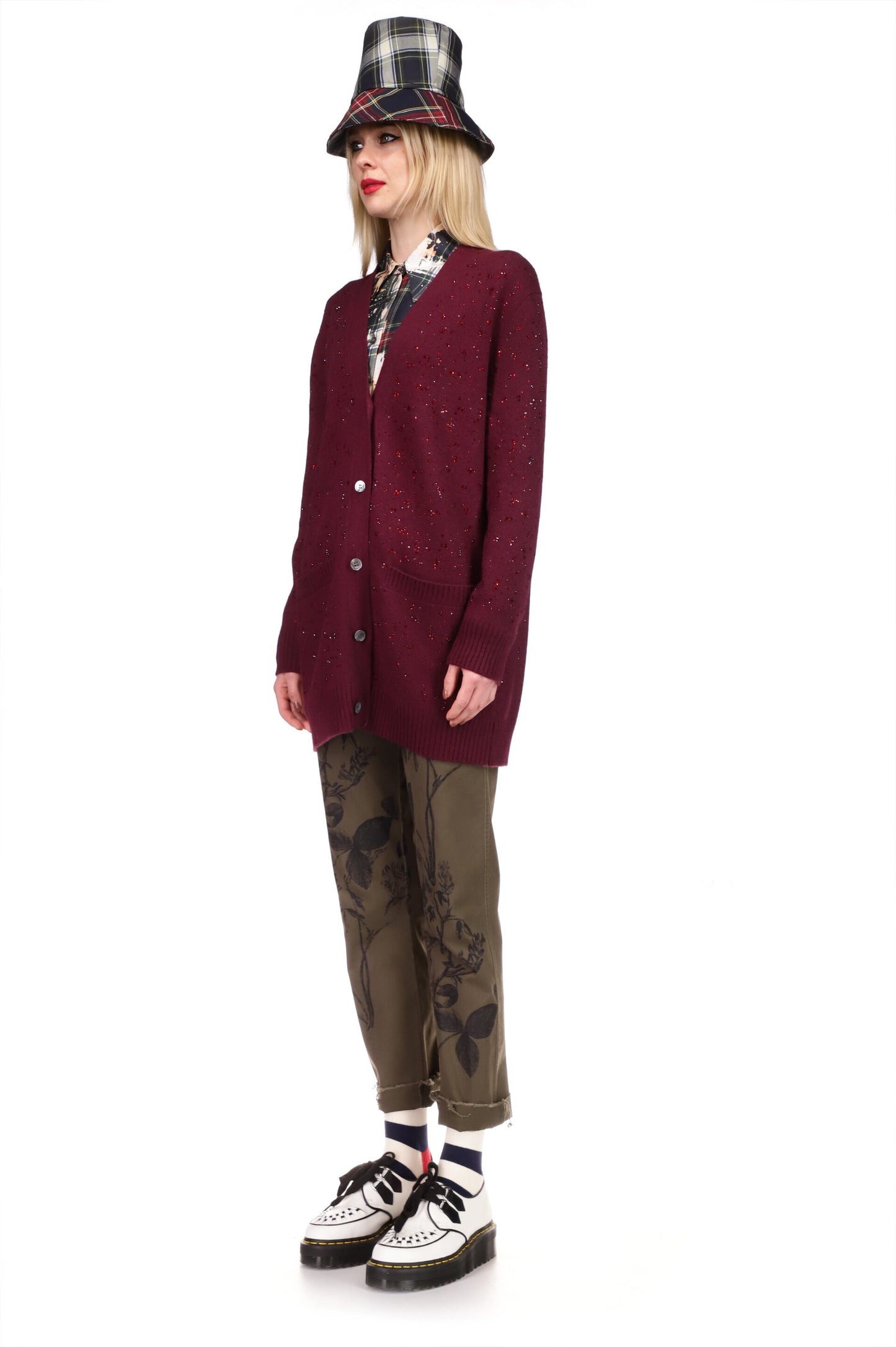 'HEAVY STARDUST' OVERSIZED SYRAH CARDIGAN - CARDIGANS - Libertine