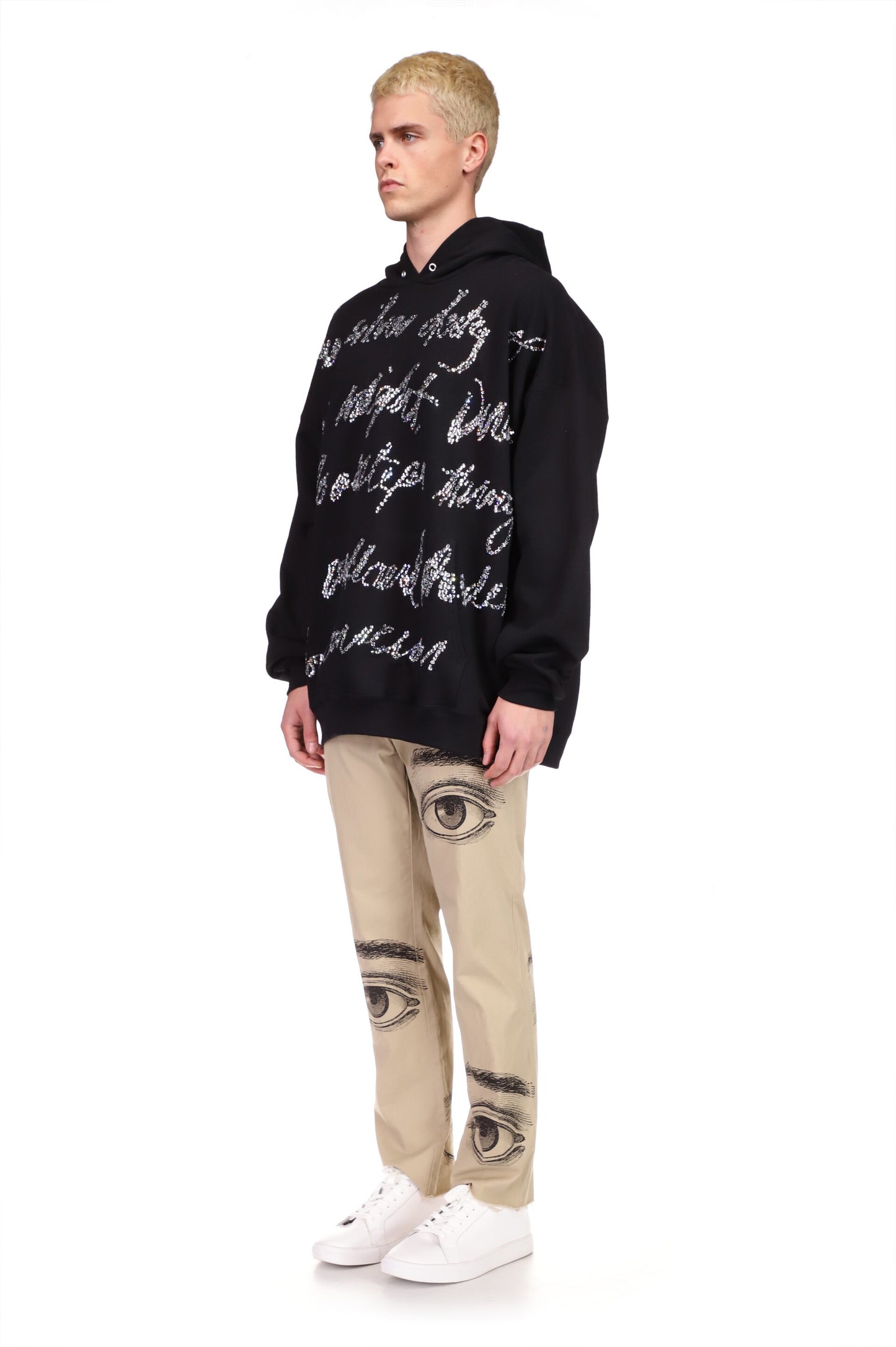 'A HYMN TO THE MOON' HOODIE PULLOVER SWEATSHIRT - SWEATSHIRTS - Libertine