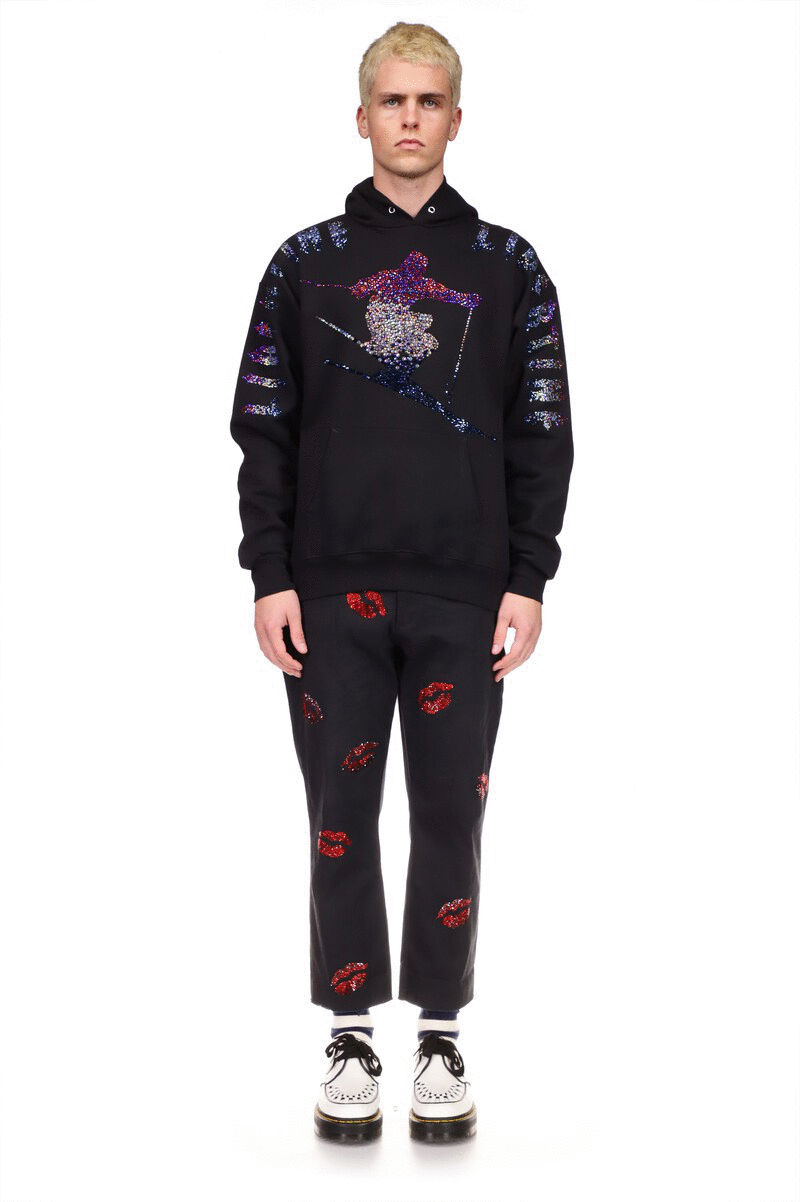 'BISOU' CRYSTAL CHINOS - PANTS - Libertine